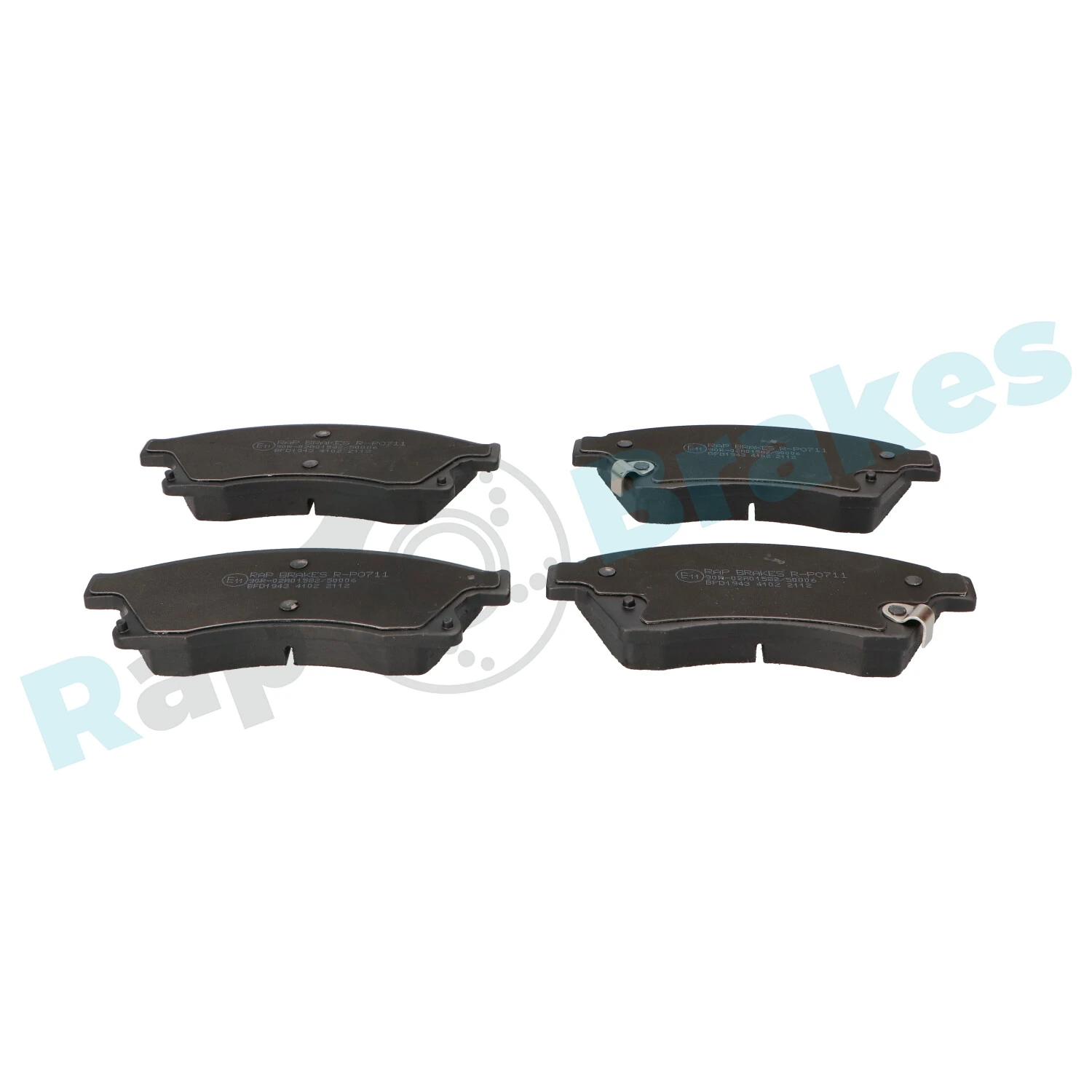 Brake Pad Set, disc brake R-P0711
