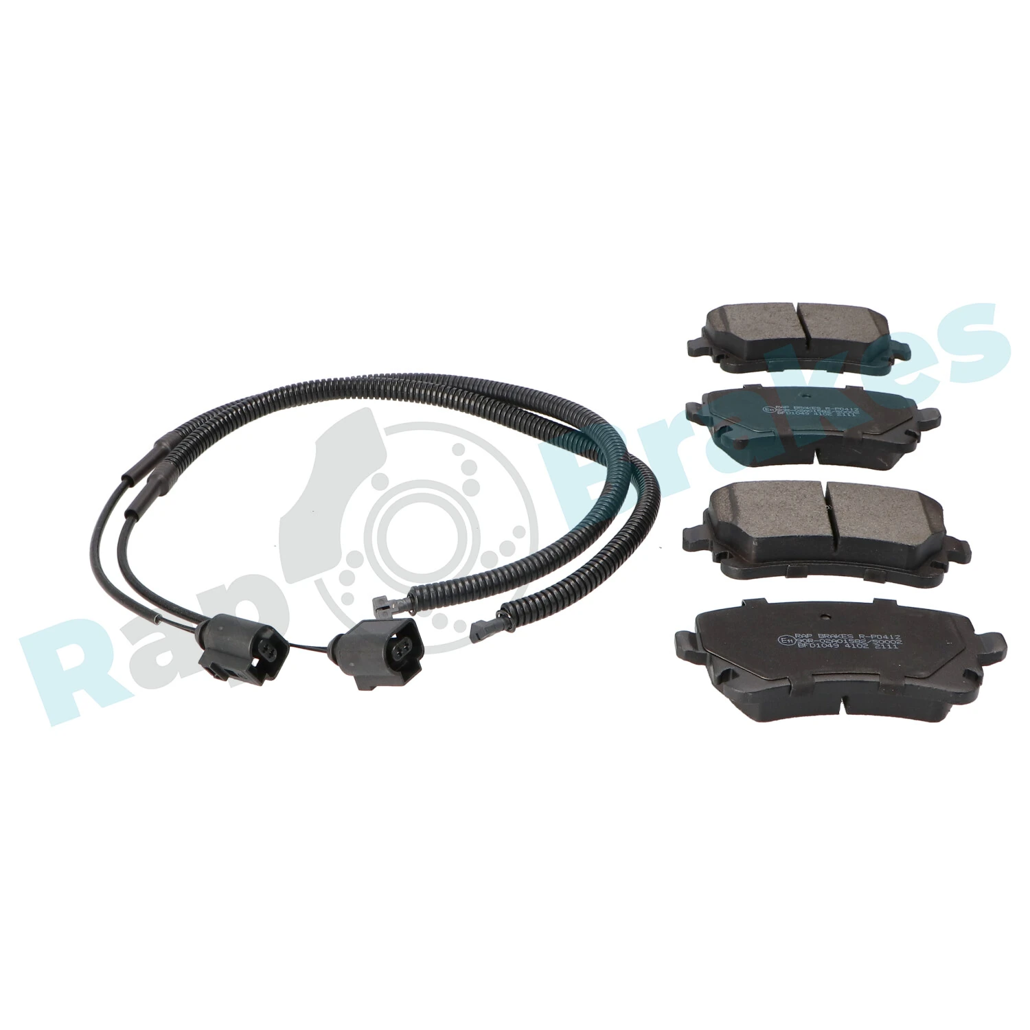 Brake Pad Set, disc brake R-P0412