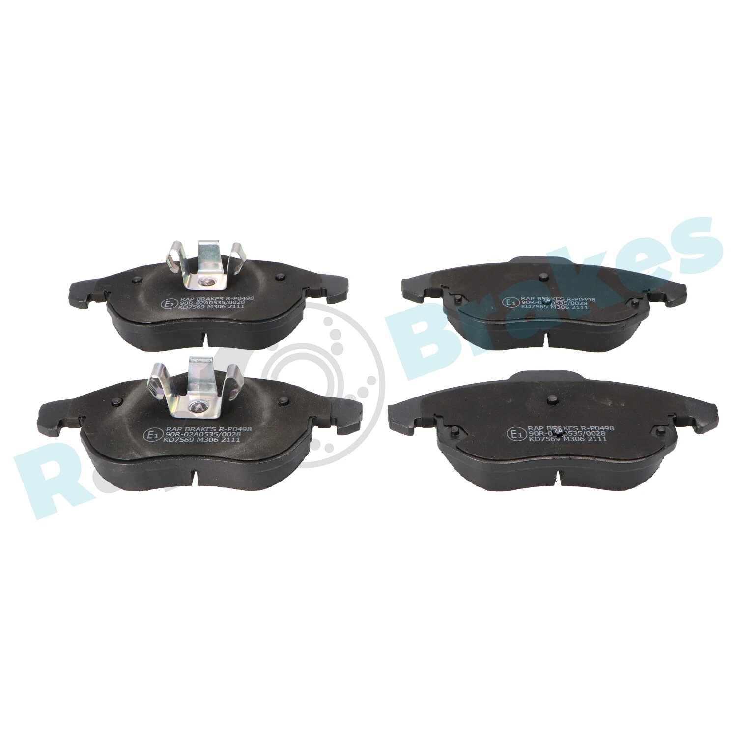 Brake Pad Set, disc brake R-P0498