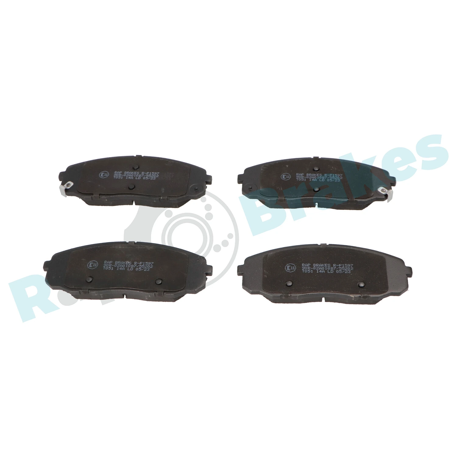 Brake Pad Set, disc brake R-P1597