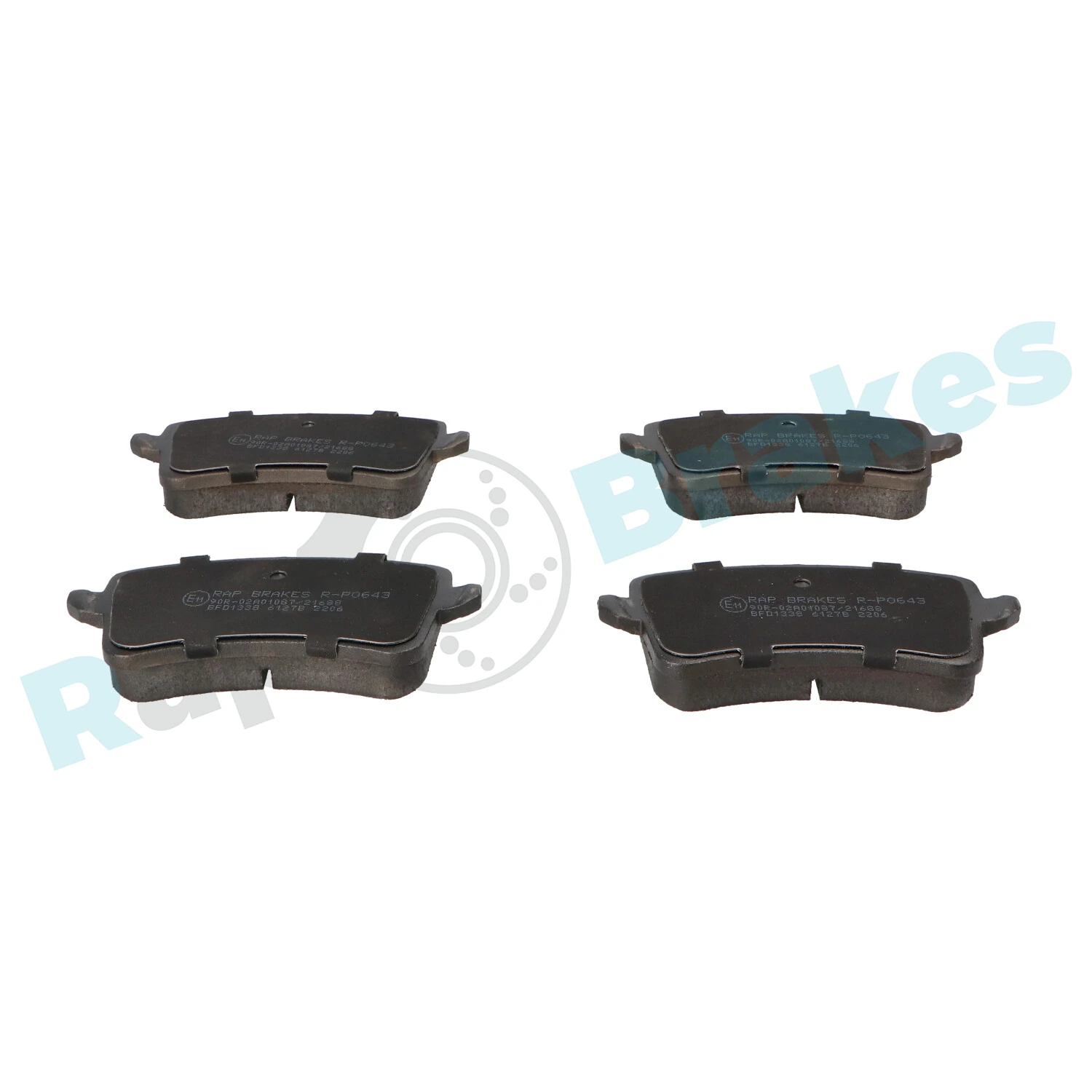 Brake Pad Set, disc brake R-P0643