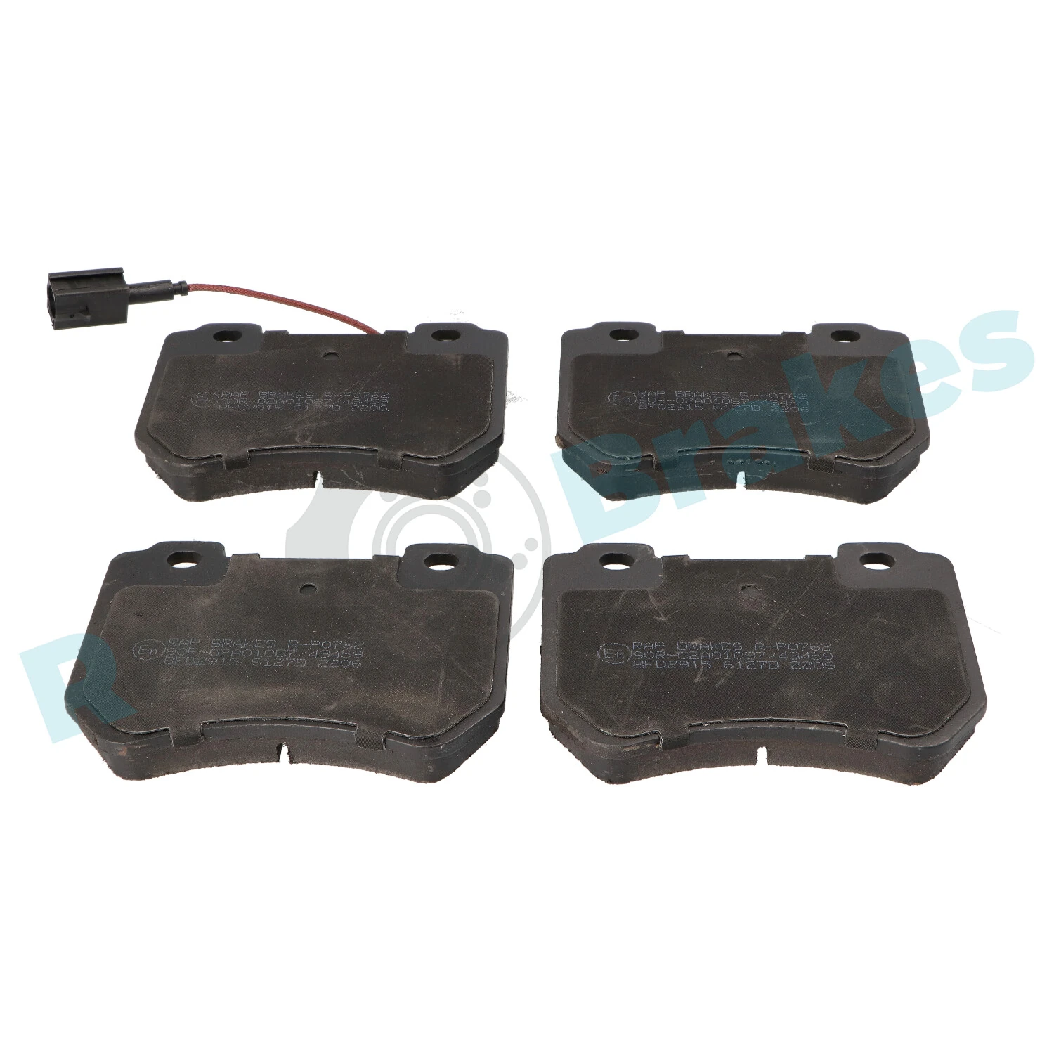 Brake Pad Set, disc brake R-P0762