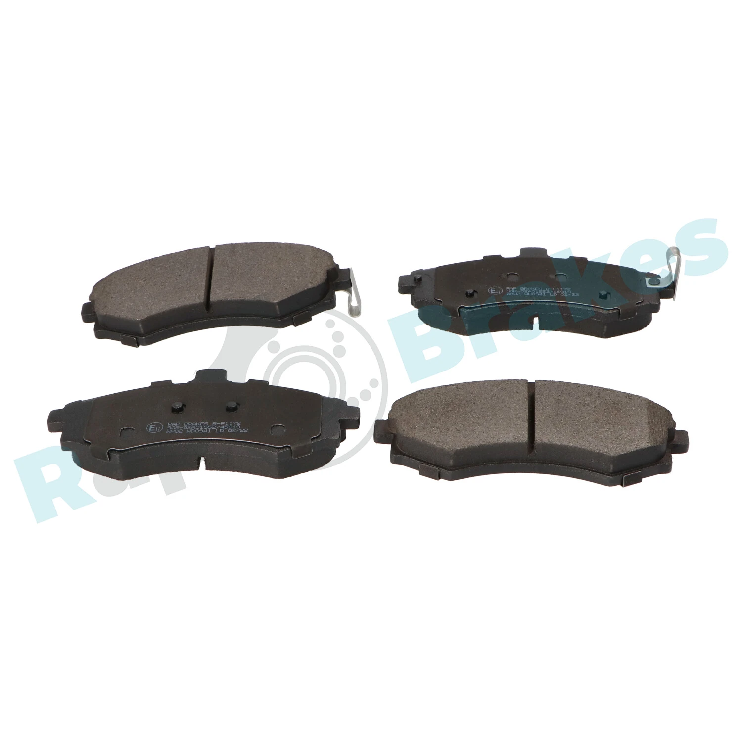 Brake Pad Set, disc brake R-P1172