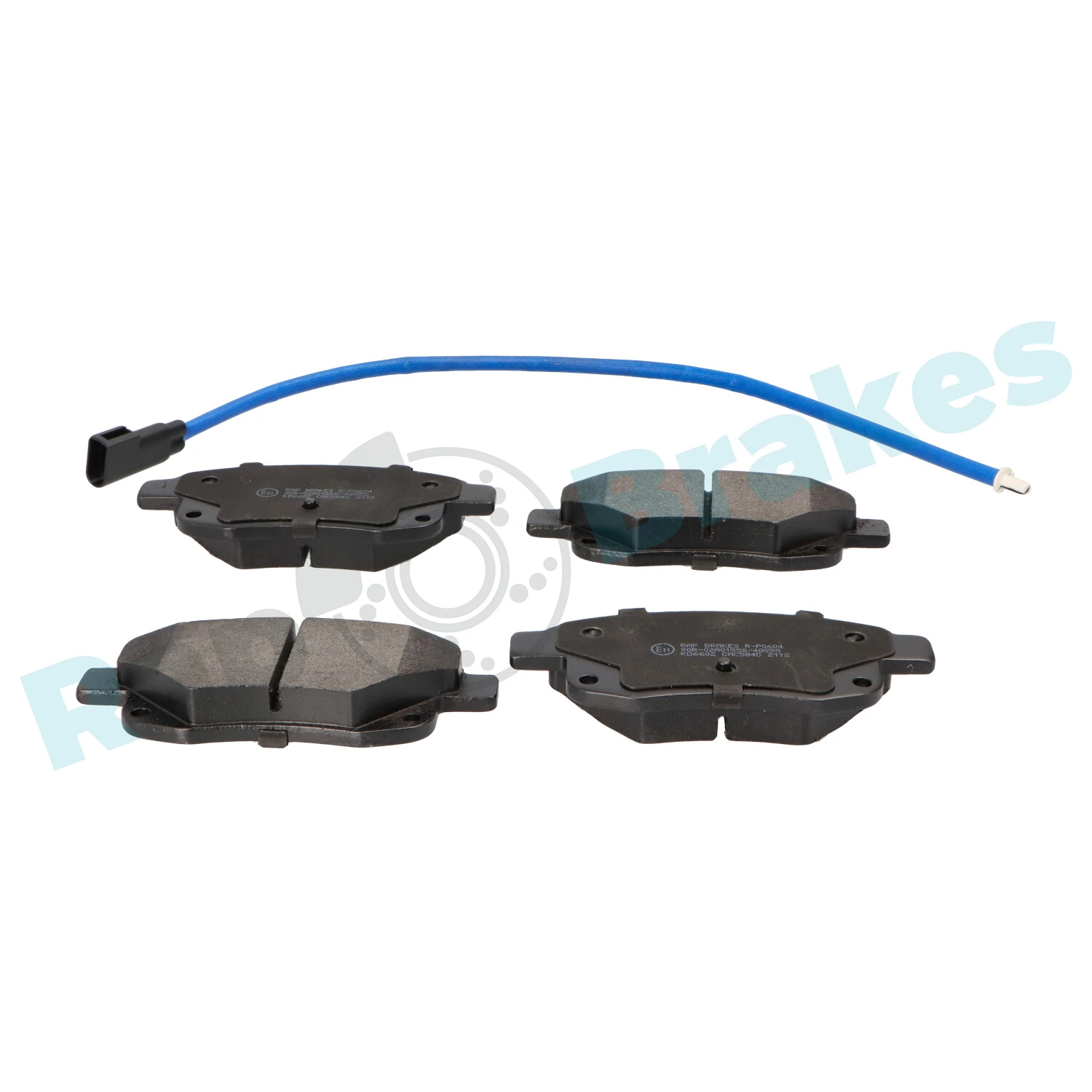 Brake Pad Set, disc brake R-P0604