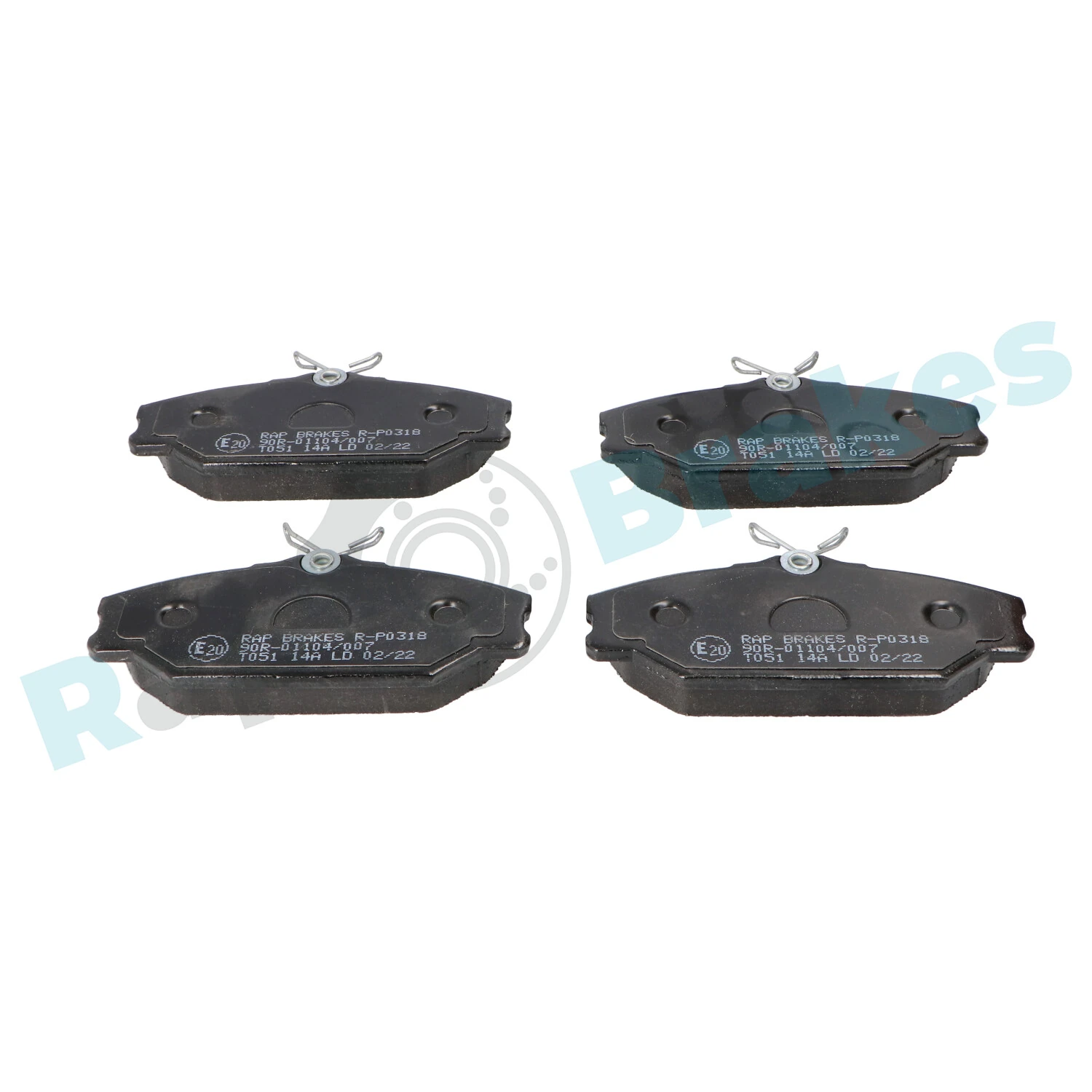 Brake Pad Set, disc brake R-P0318