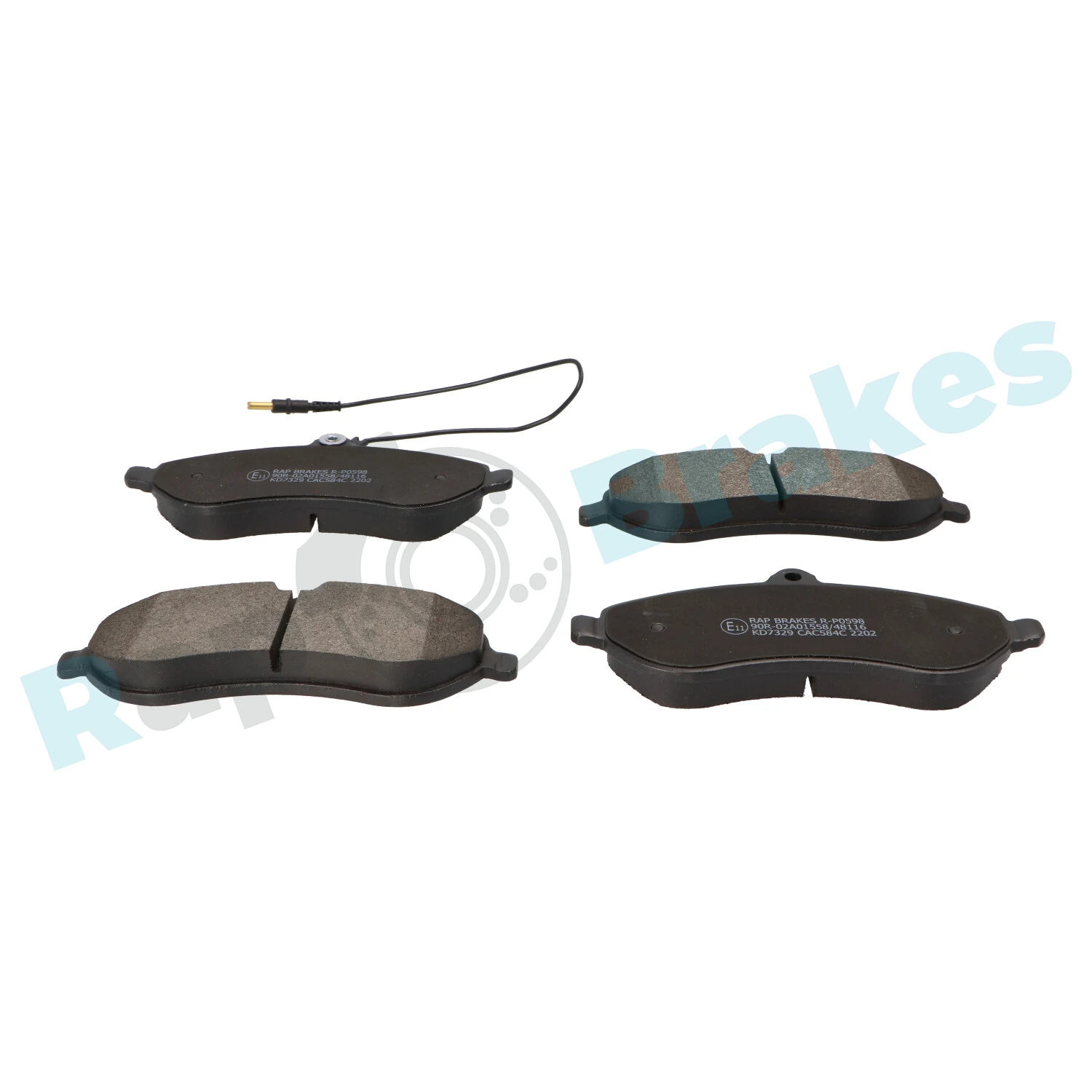 Brake Pad Set, disc brake R-P0598