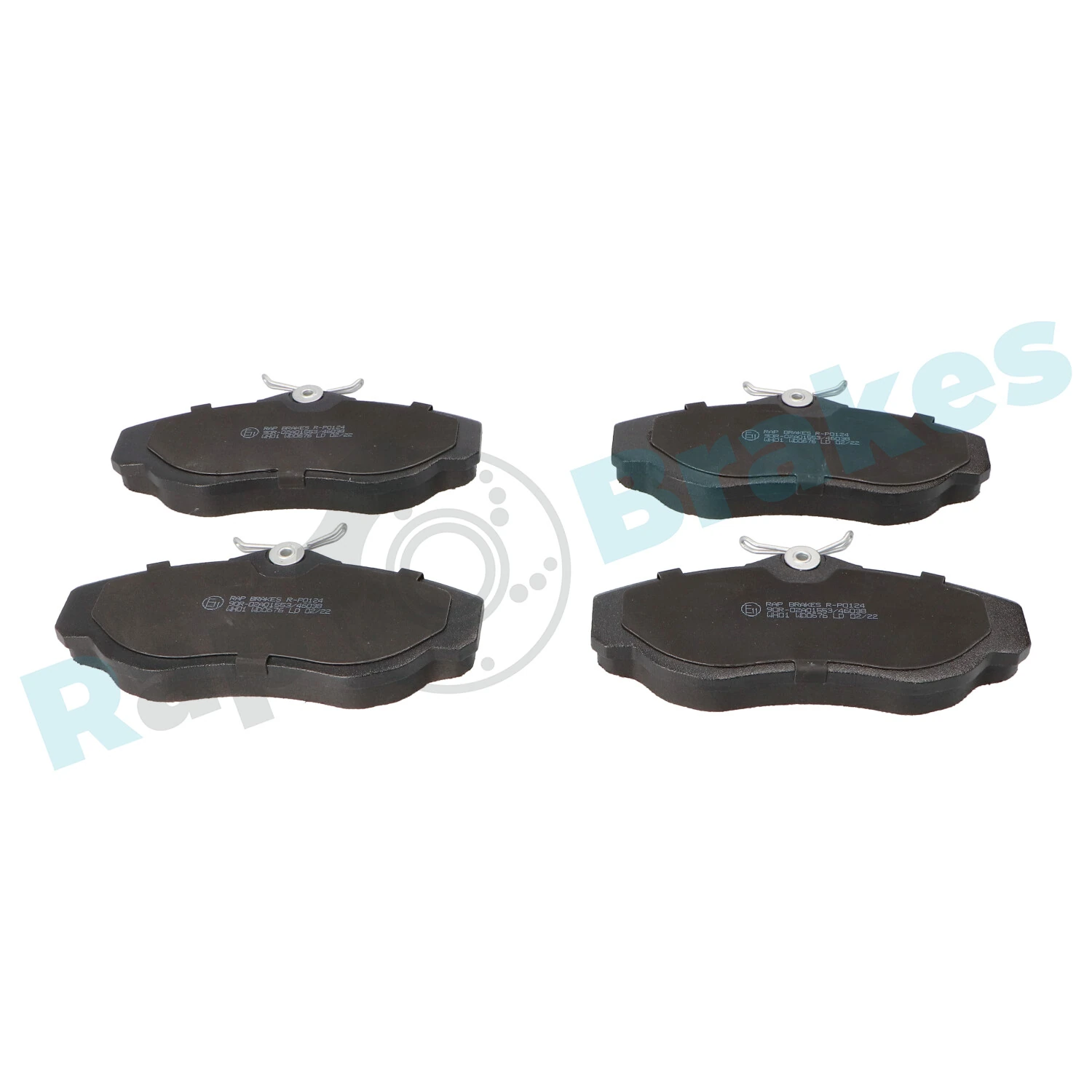 Brake Pad Set, disc brake R-P0124