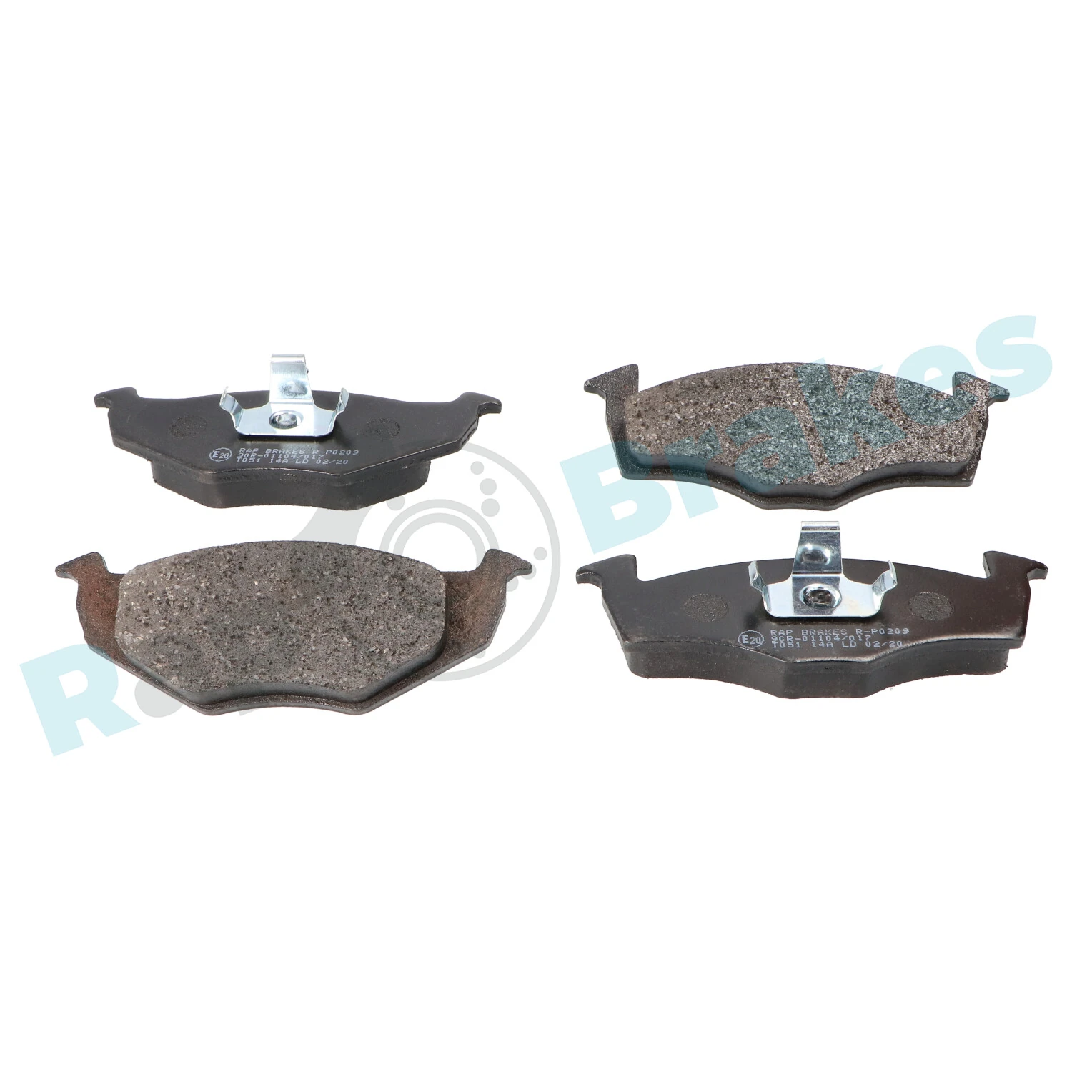 Brake Pad Set, disc brake R-P0209