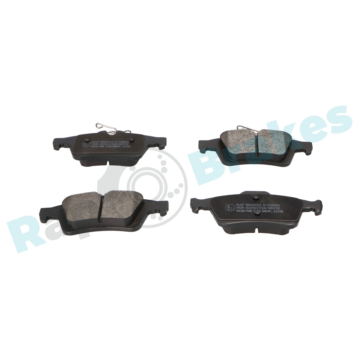 Brake Pad Set, disc brake R-P0860