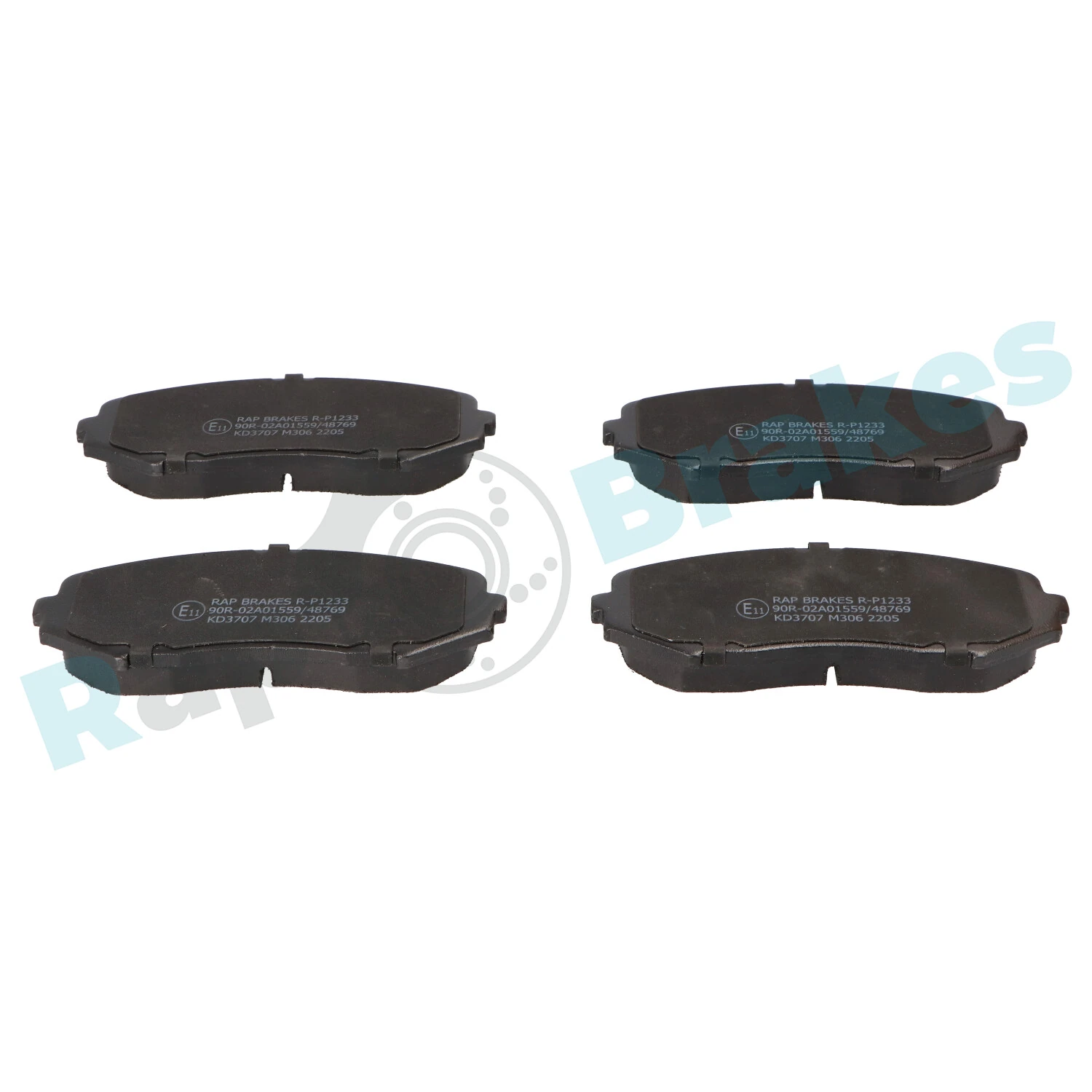 Brake Pad Set, disc brake R-P1233