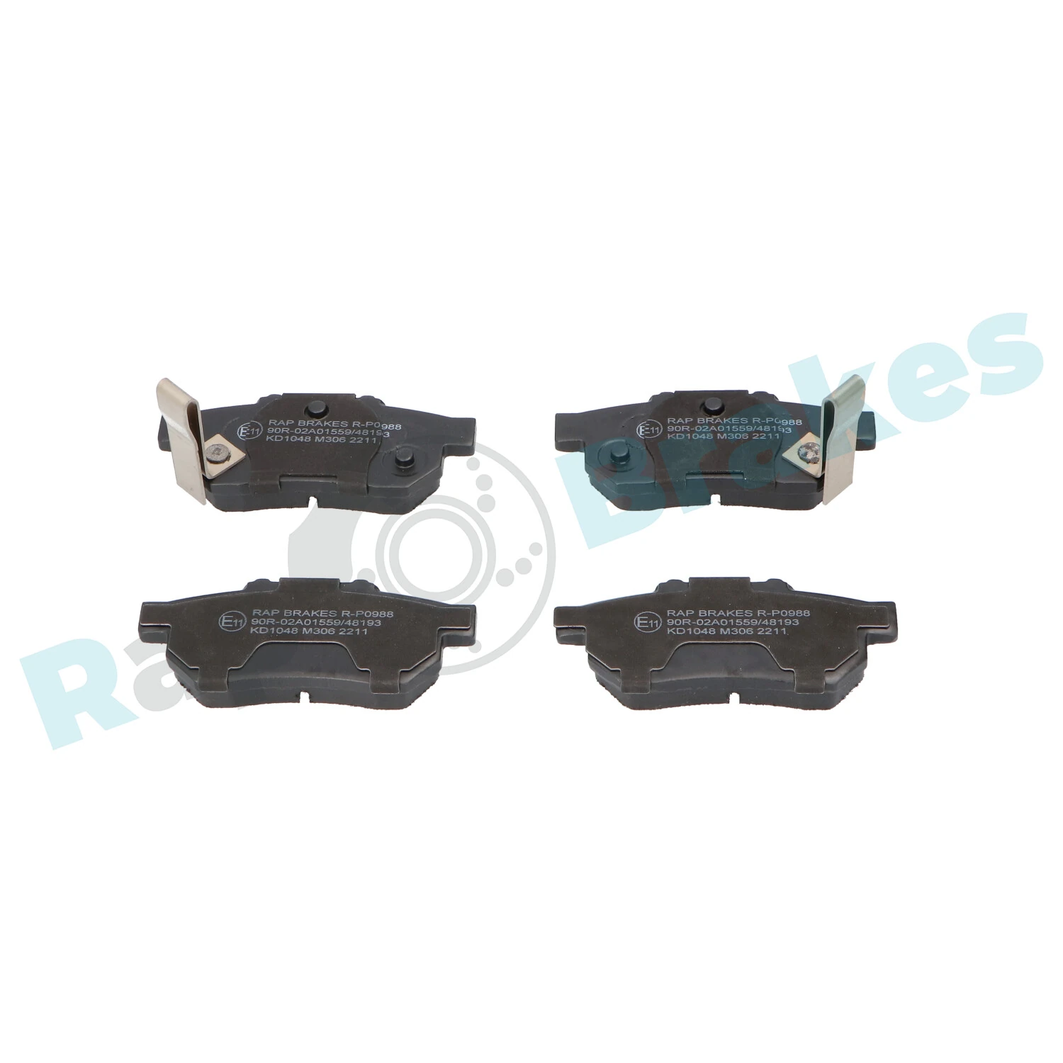 Brake Pad Set, disc brake R-P0988