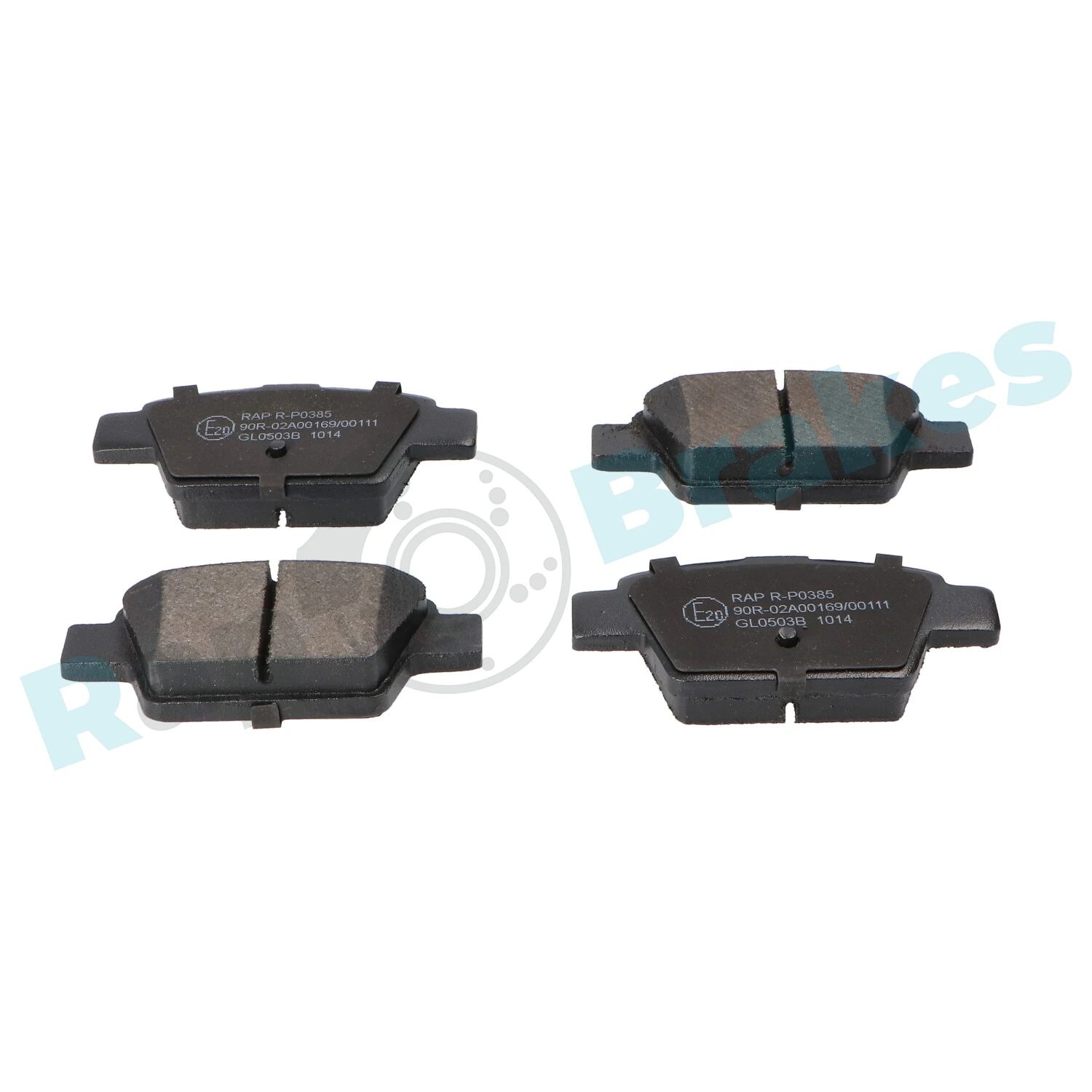 Brake Pad Set, disc brake R-P0385