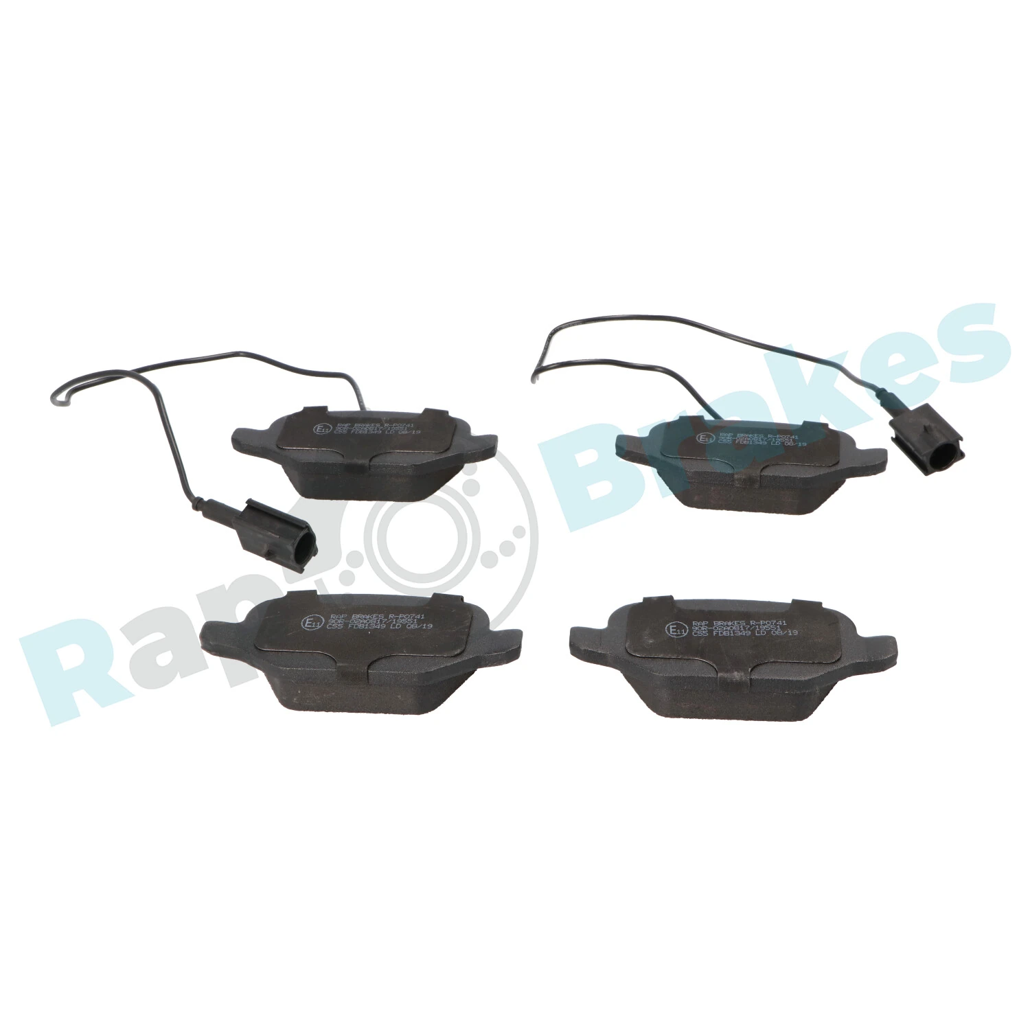 Brake Pad Set, disc brake R-P0741