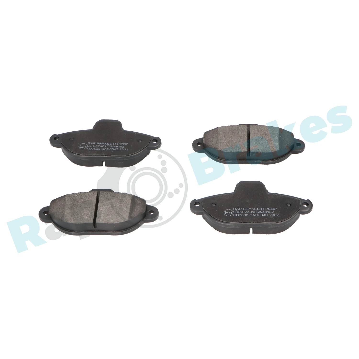 Brake Pad Set, disc brake R-P0867