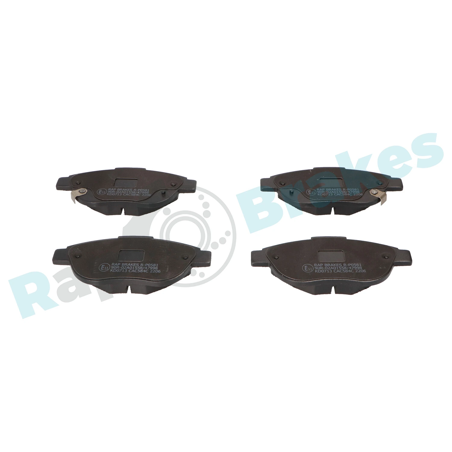 Brake Pad Set, disc brake R-P0581
