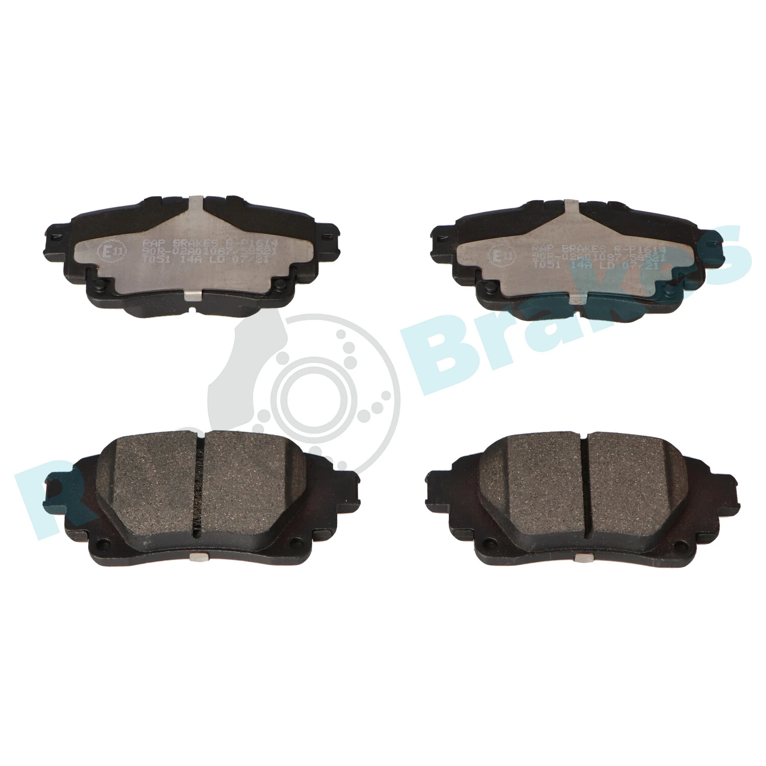 Brake Pad Set, disc brake R-P1614