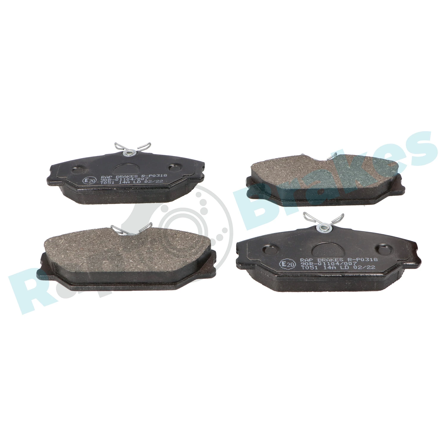 Brake Pad Set, disc brake R-P0318