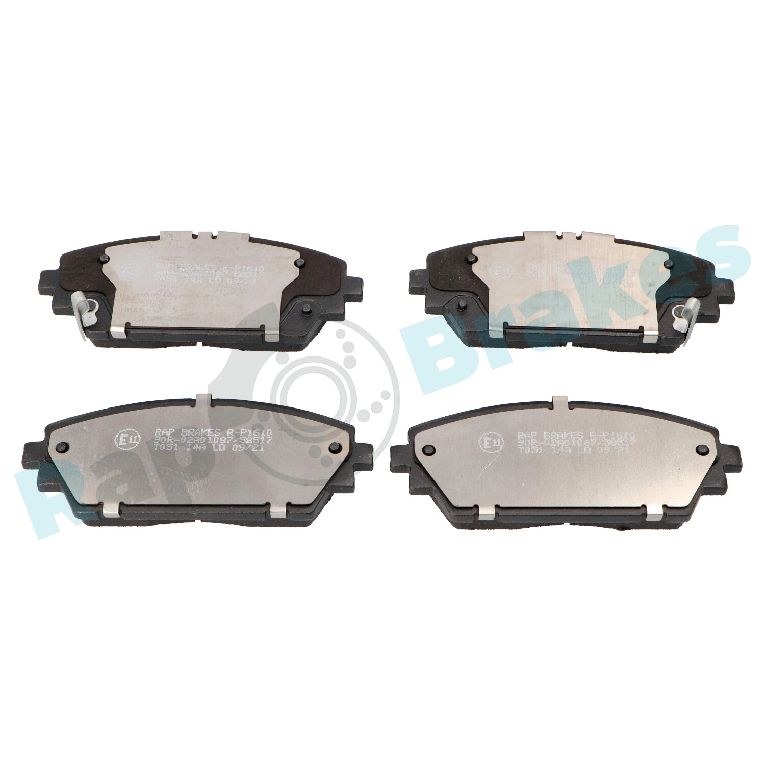 Brake Pad Set, disc brake R-P1610