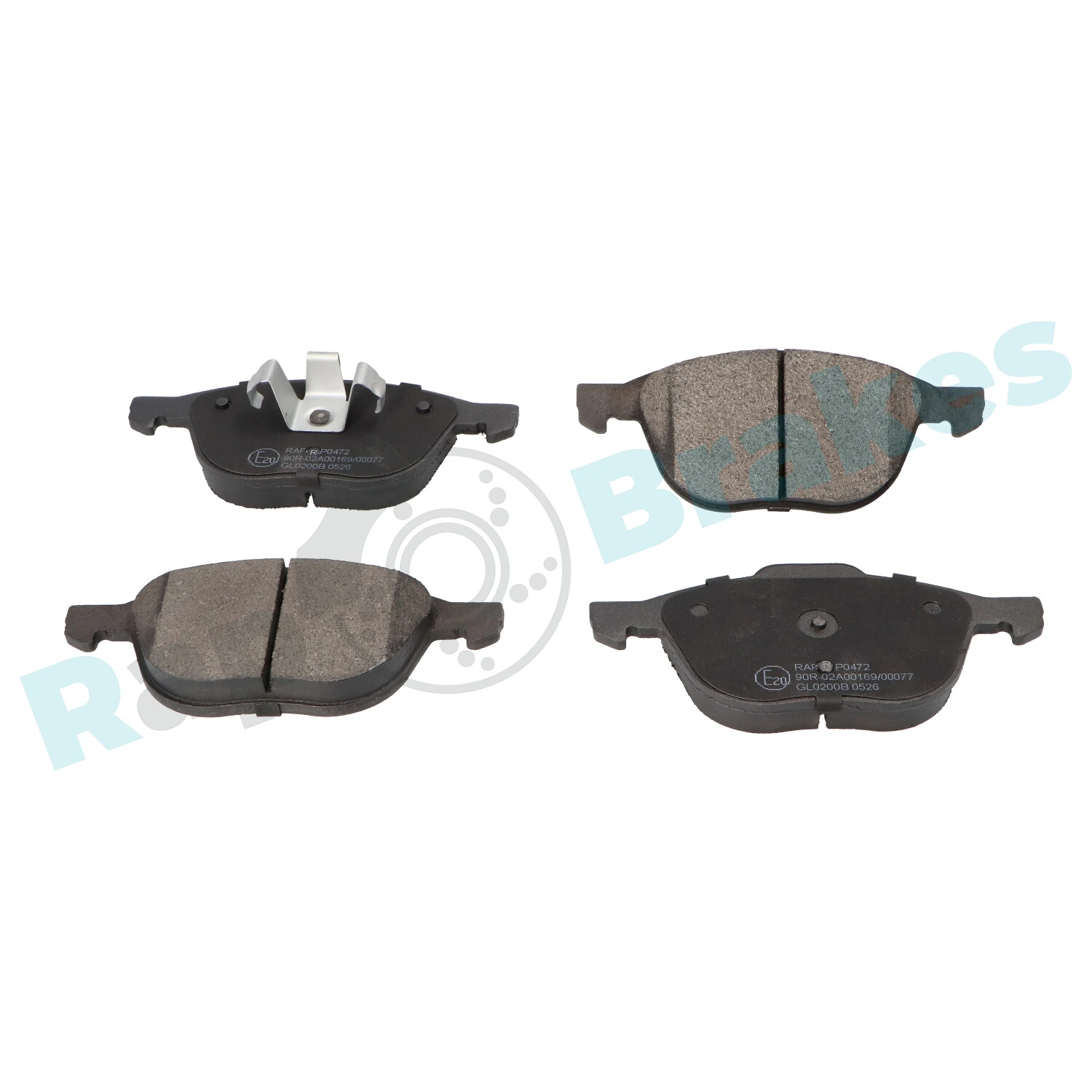 Brake Pad Set, disc brake R-P0472