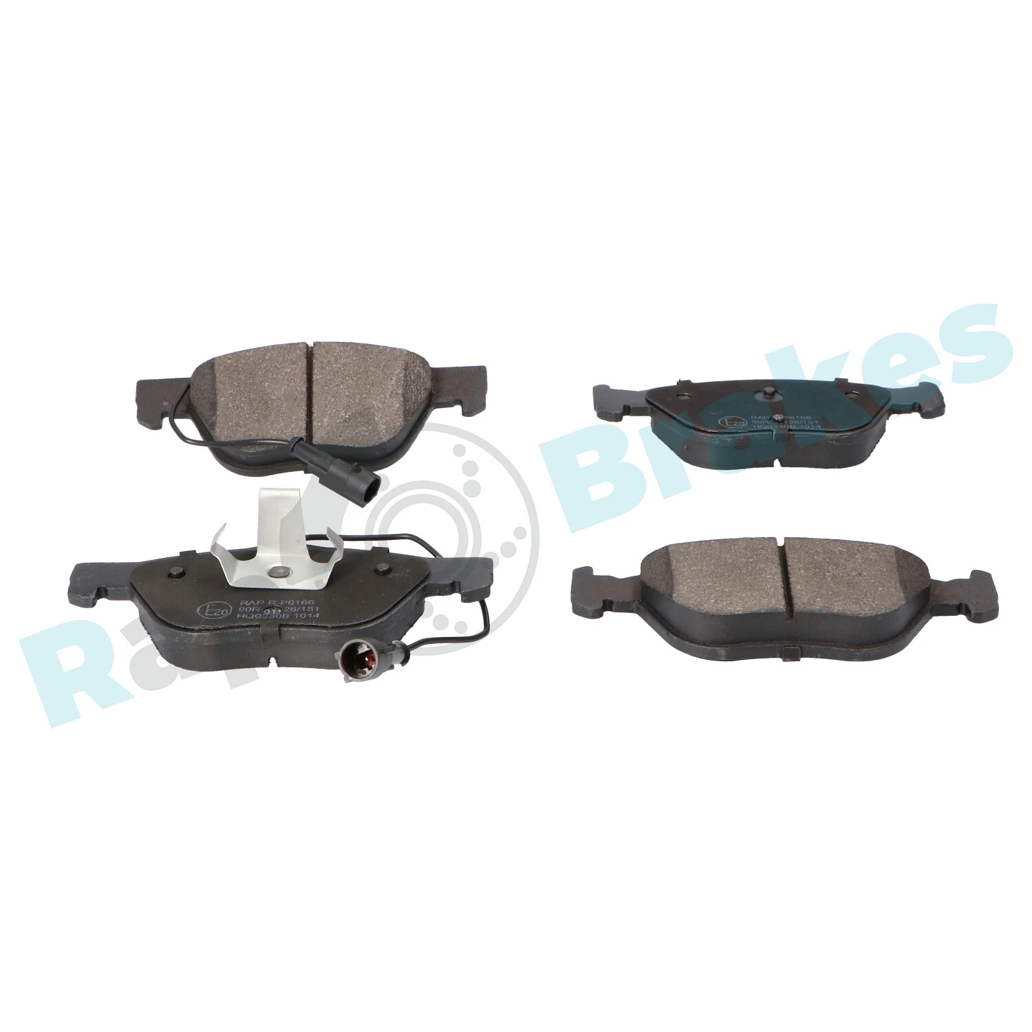 Brake Pad Set, disc brake R-P0166