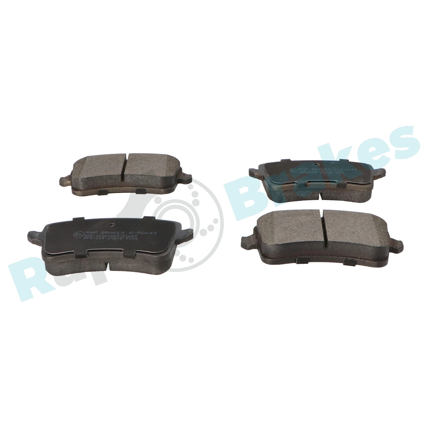 Brake Pad Set, disc brake R-P0643
