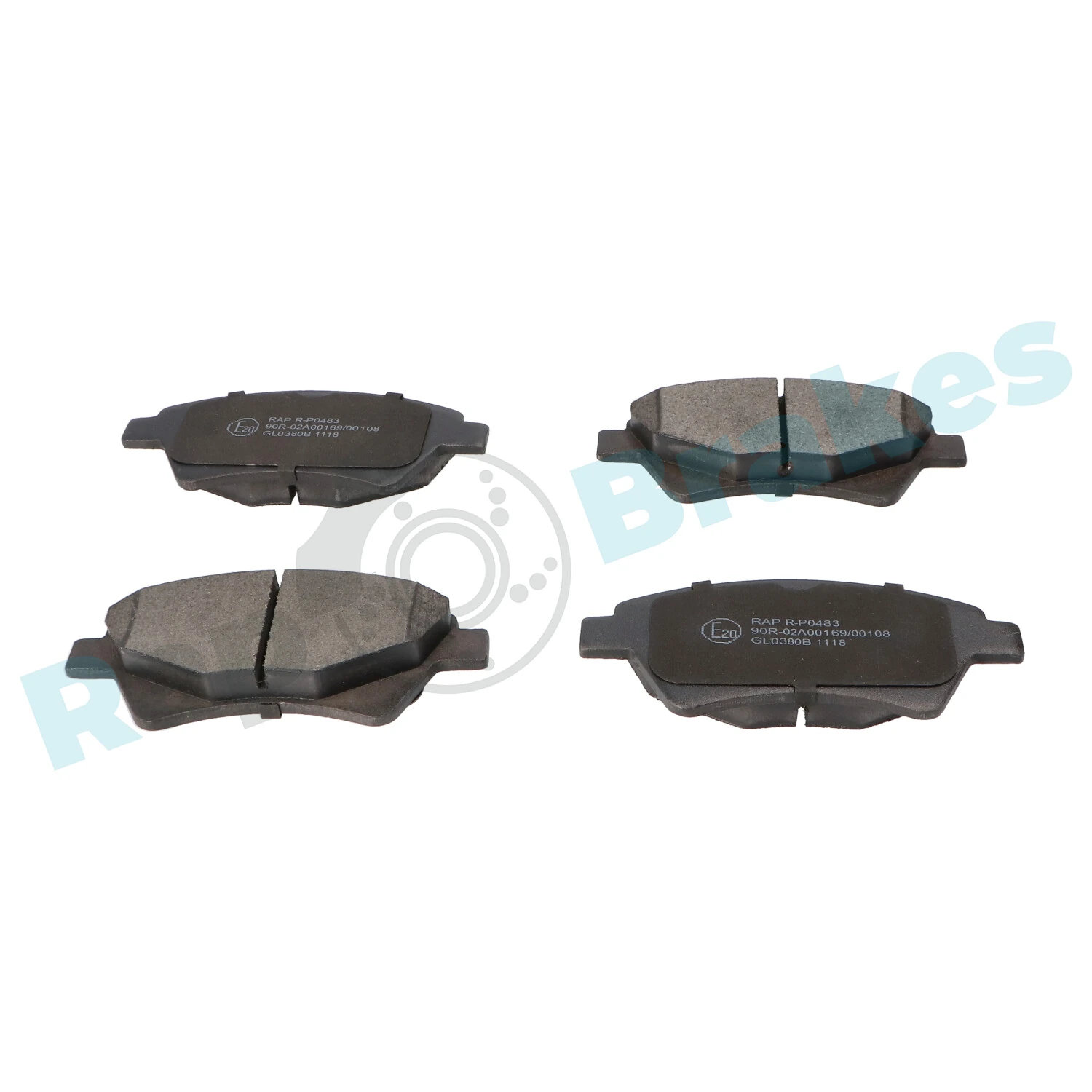 Brake Pad Set, disc brake R-P0483