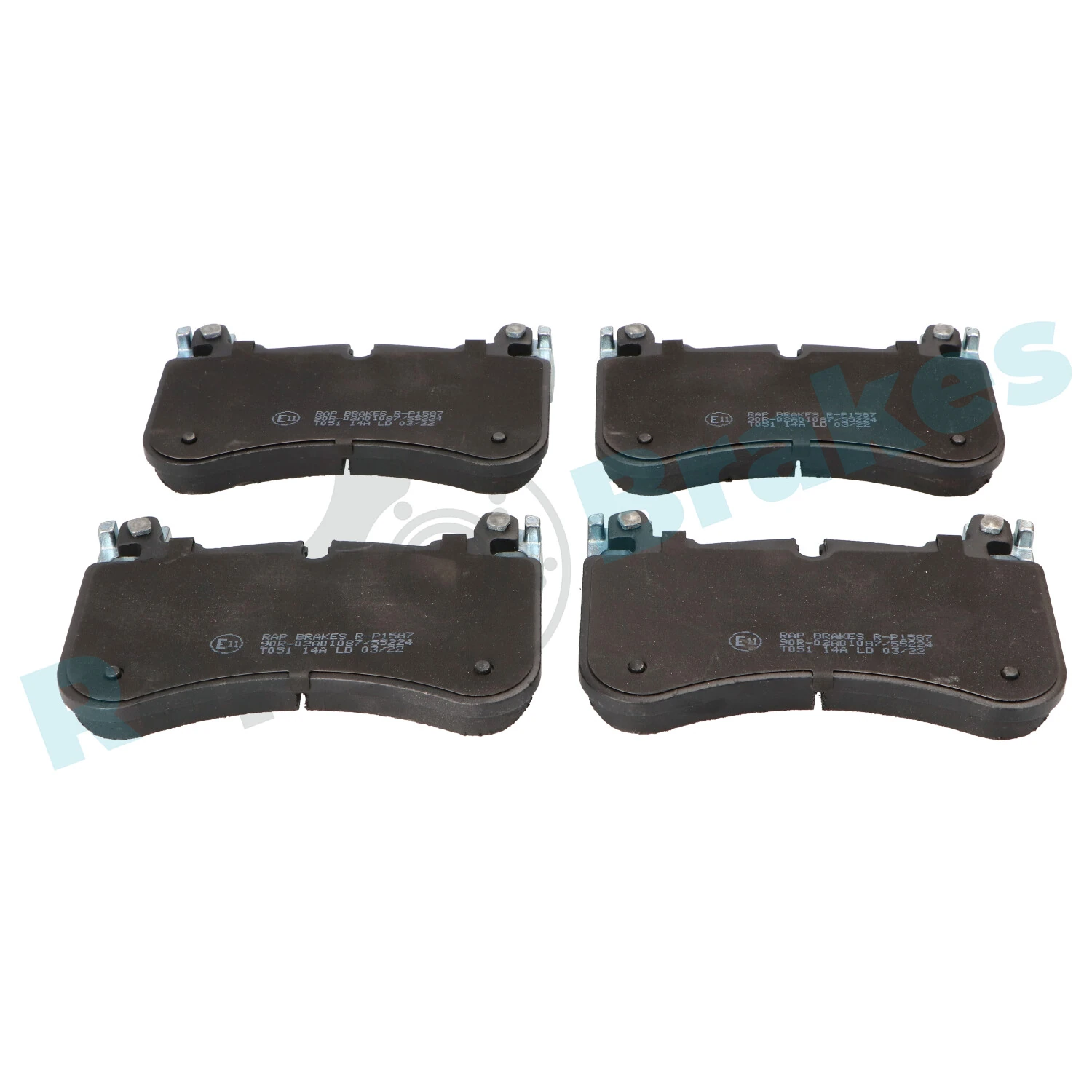 Brake Pad Set, disc brake R-P1587