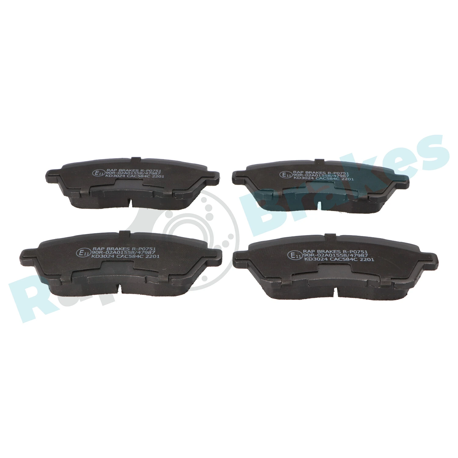 Brake Pad Set, disc brake R-P0751