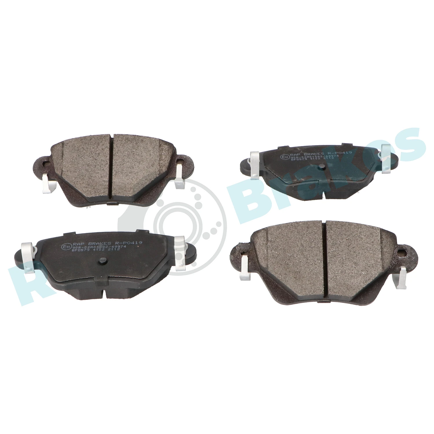 Brake Pad Set, disc brake R-P0419
