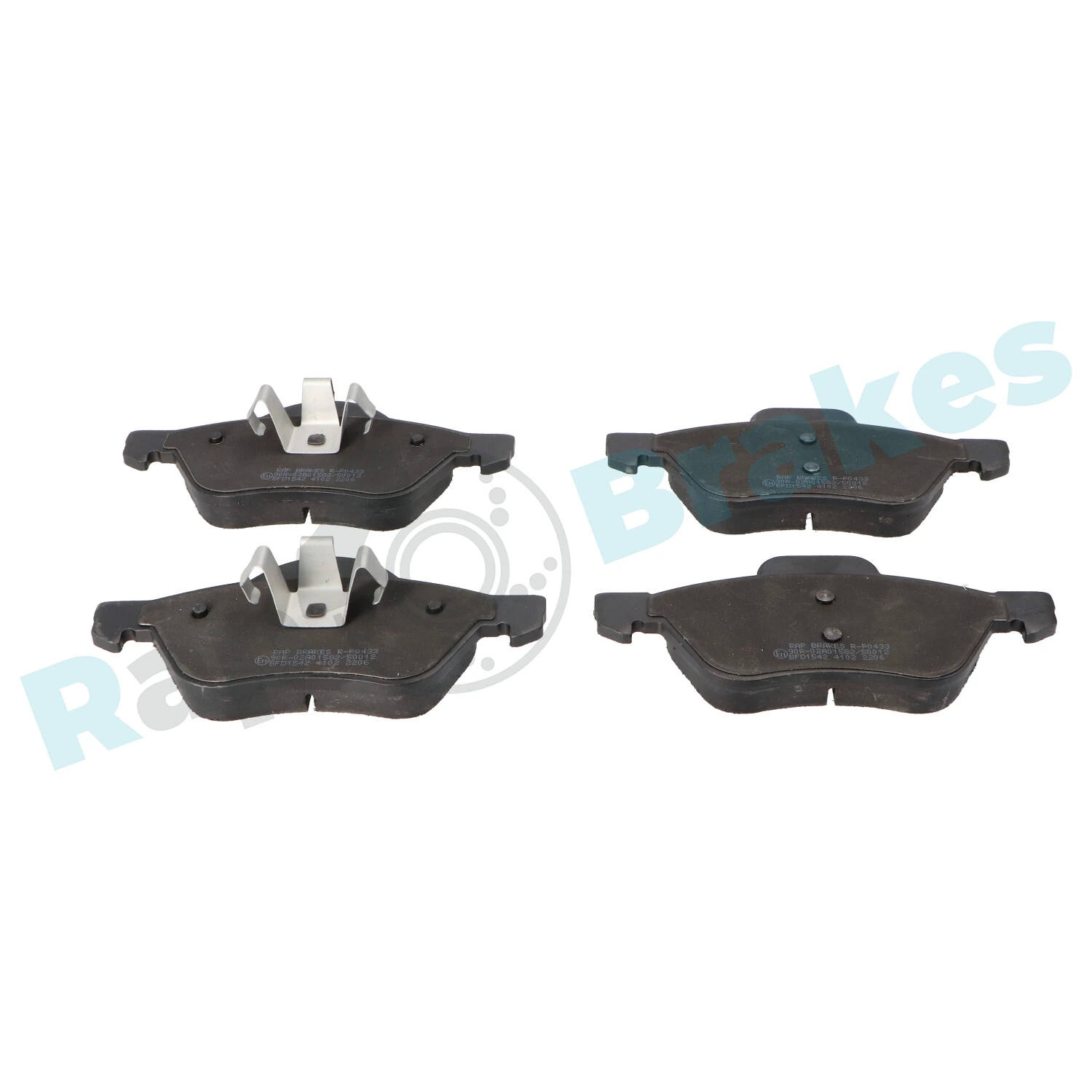 Brake Pad Set, disc brake R-P0433