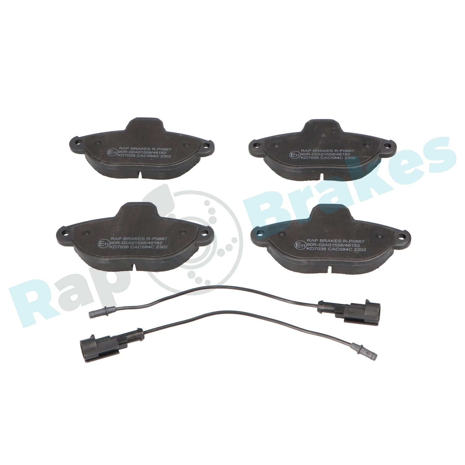 Brake Pad Set, disc brake R-P0867