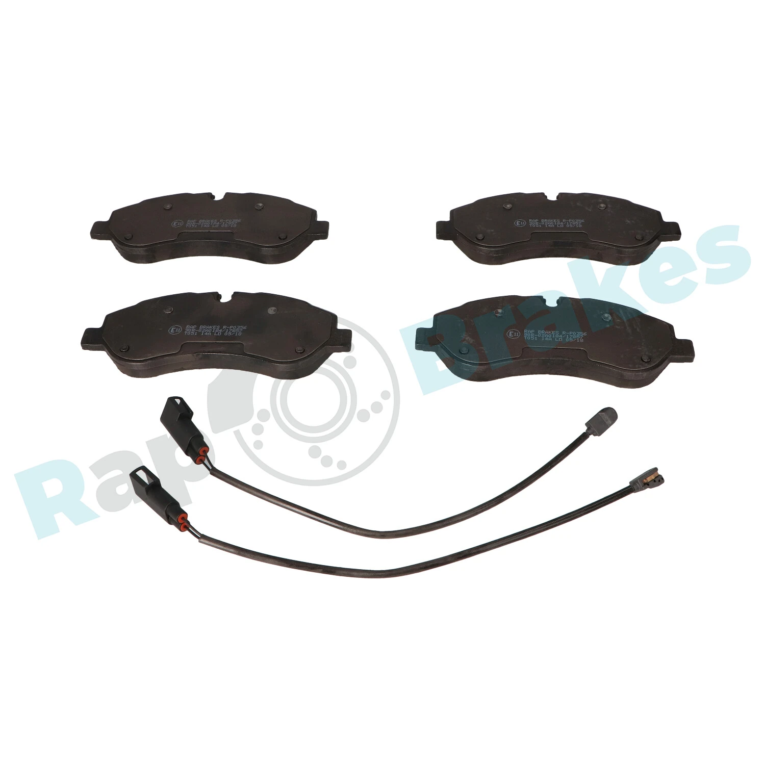 Brake Pad Set, disc brake R-P0356