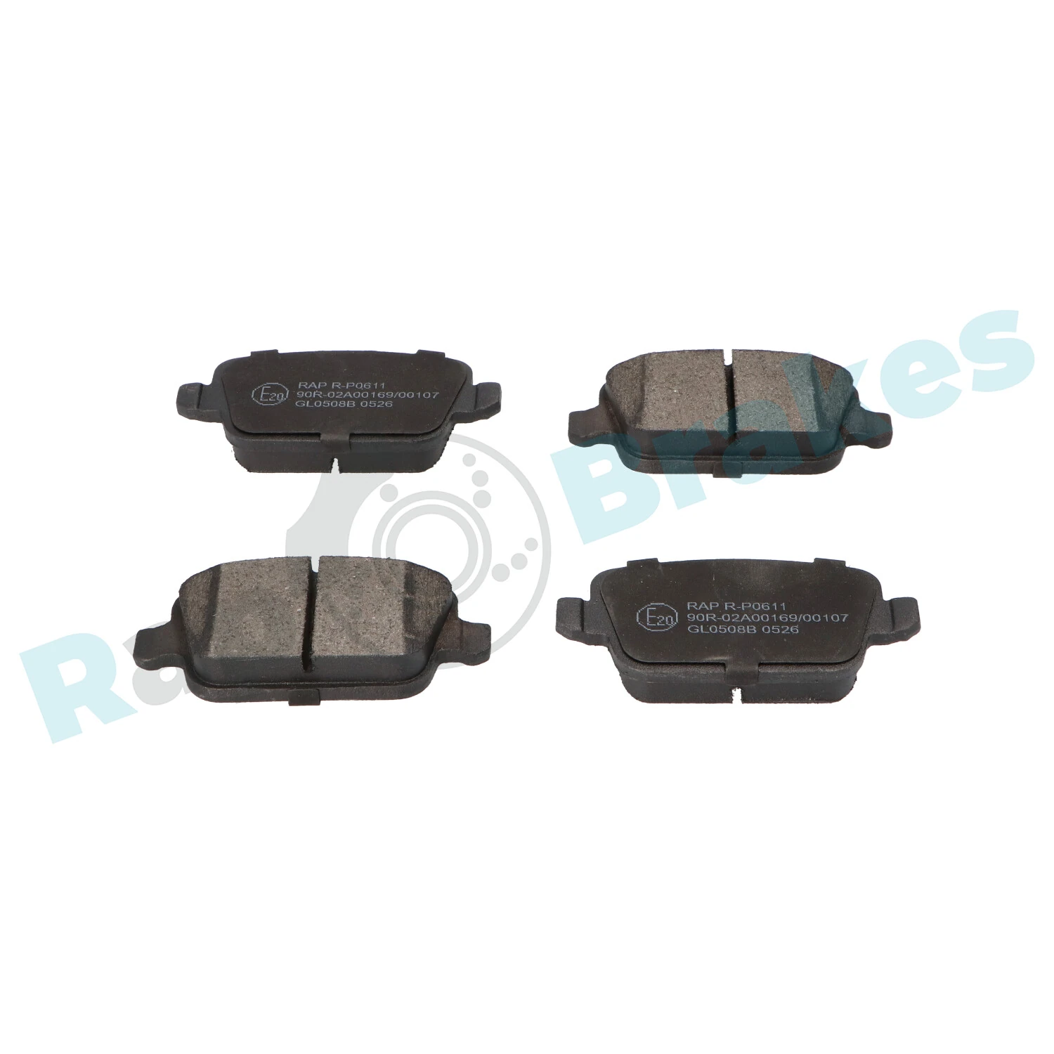 Brake Pad Set, disc brake R-P0611