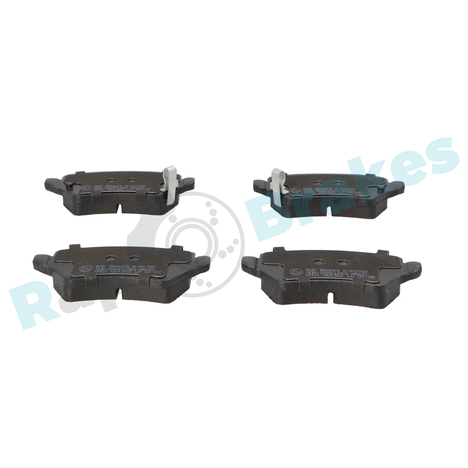 Brake Pad Set, disc brake R-P0700