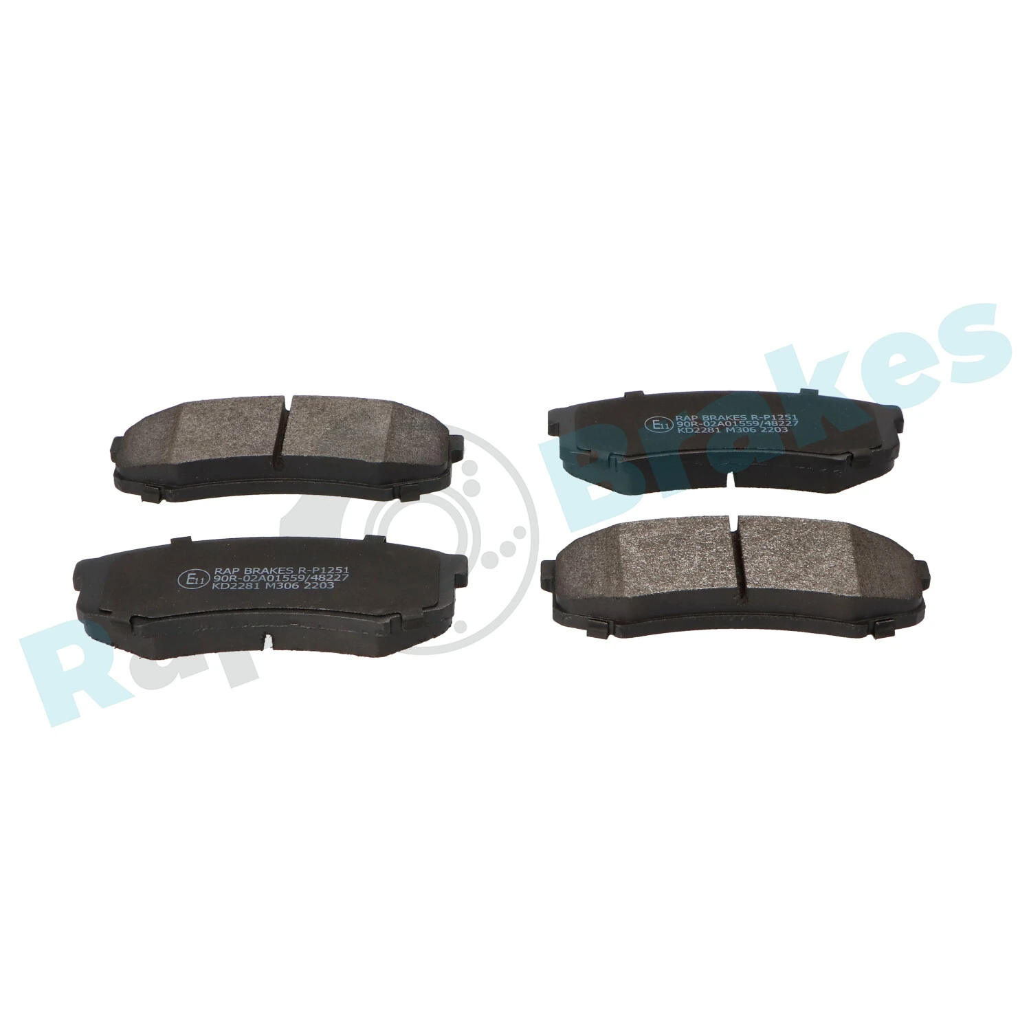 Brake Pad Set, disc brake R-P1251
