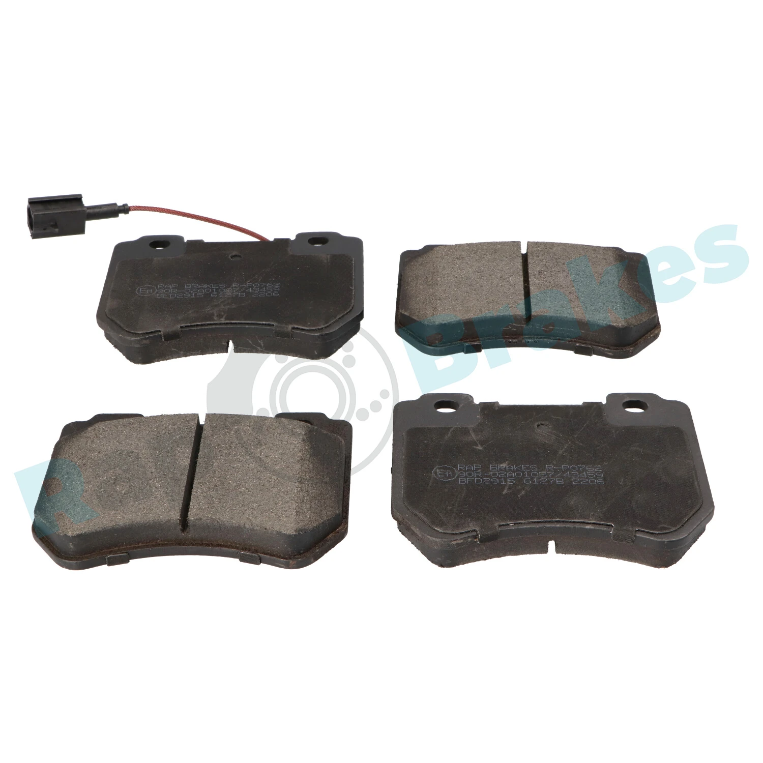 Brake Pad Set, disc brake R-P0762