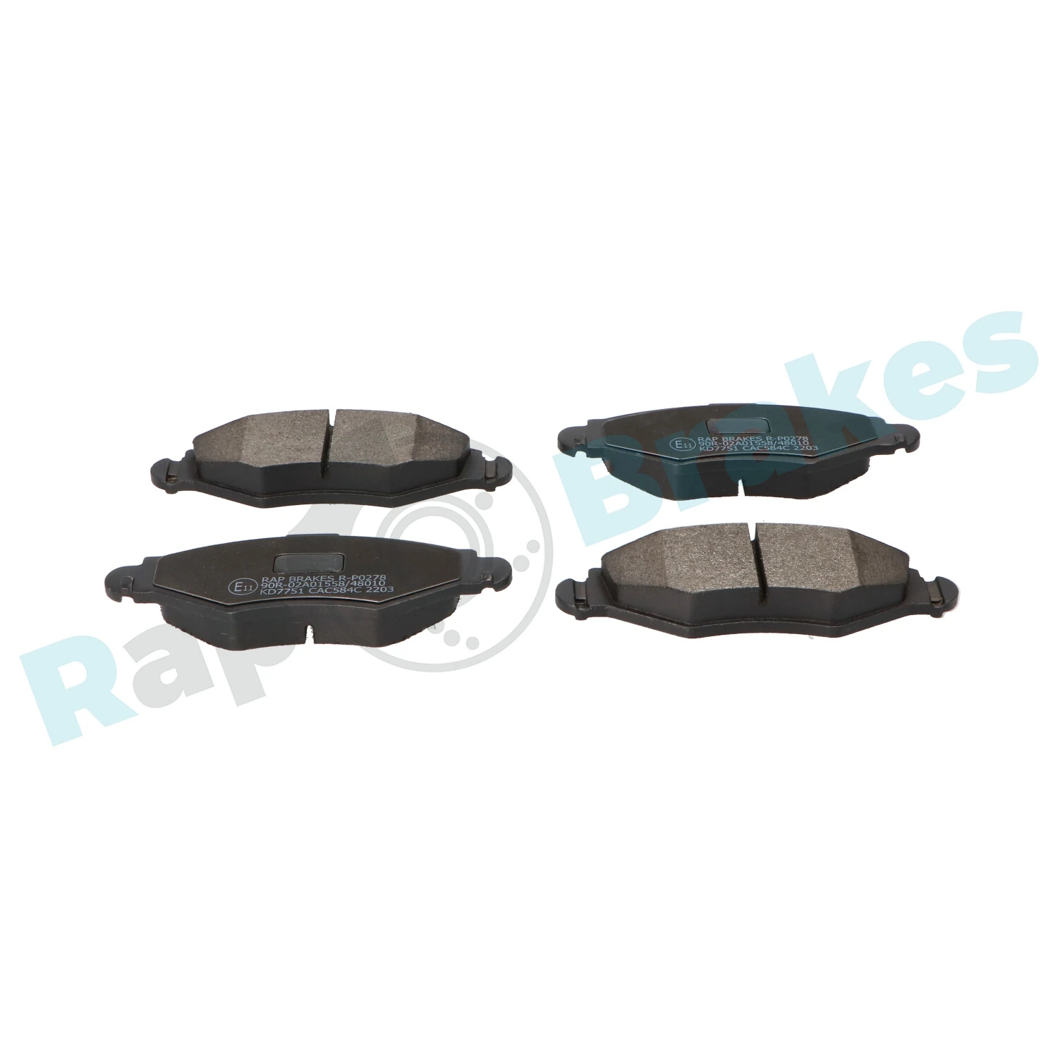 Brake Pad Set, disc brake R-P0278