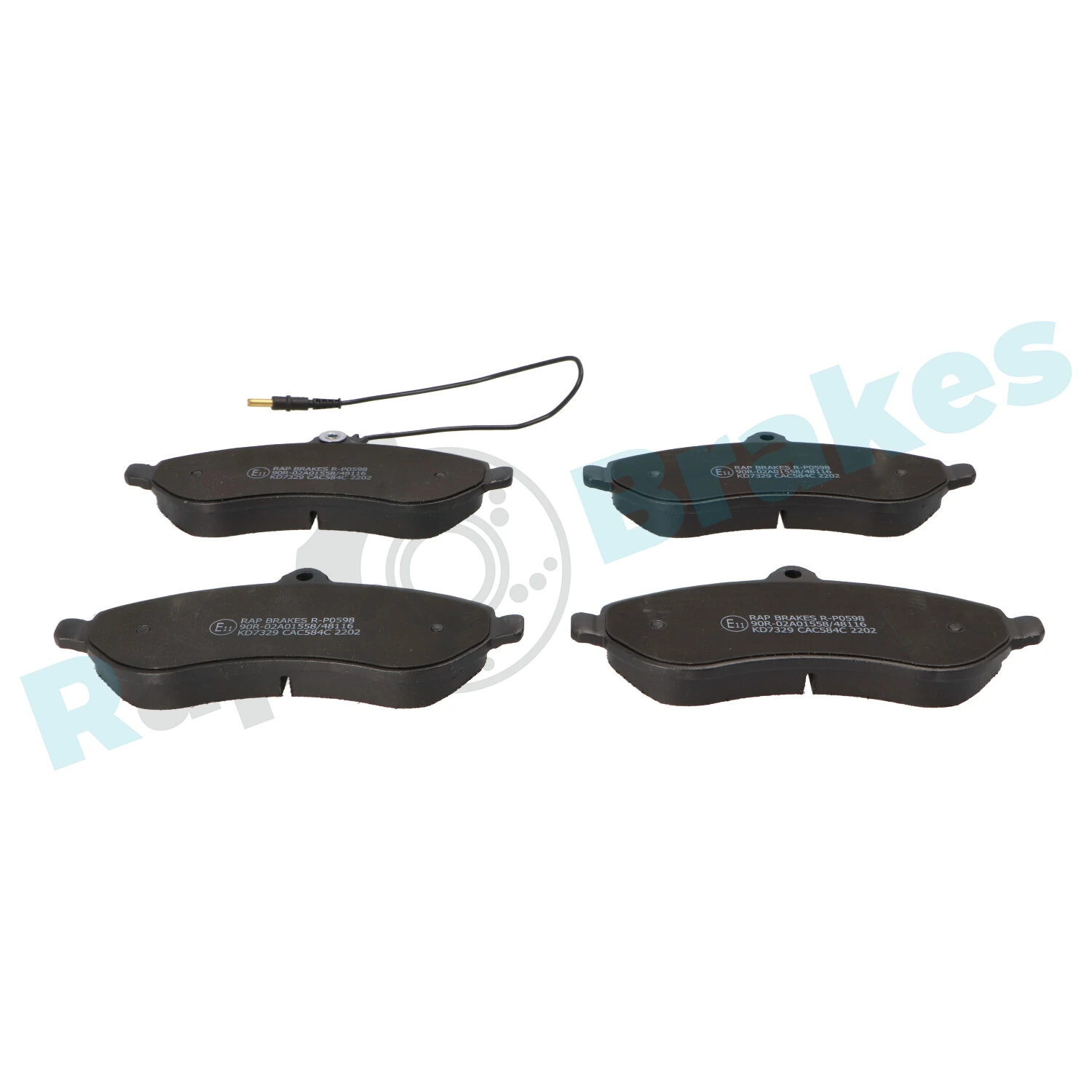 Brake Pad Set, disc brake R-P0598