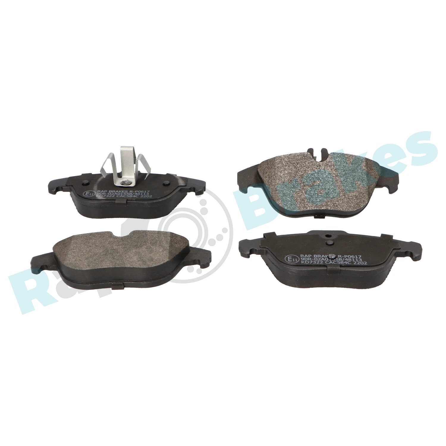 Brake Pad Set, disc brake R-P0617