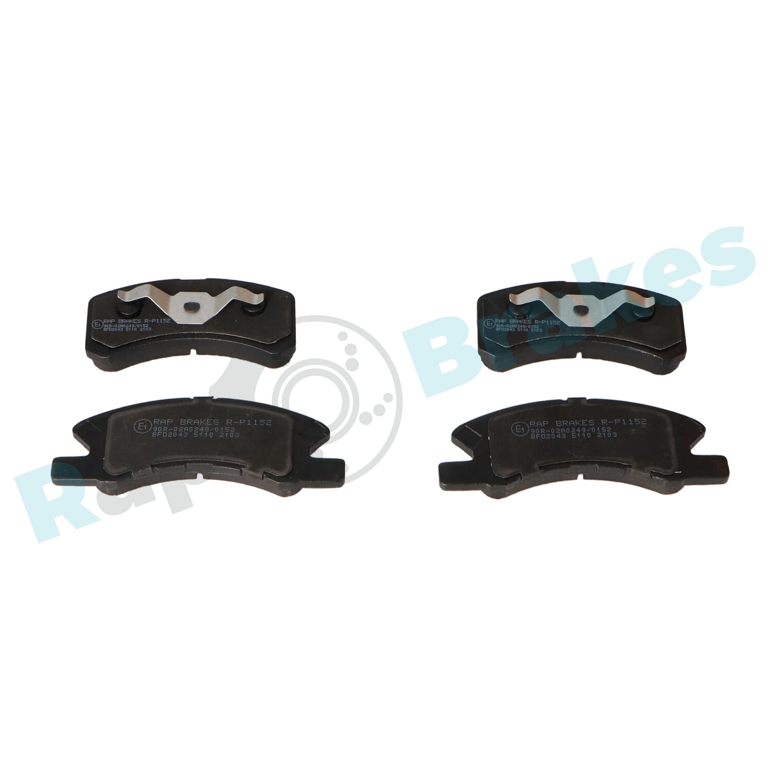 Brake Pad Set, disc brake R-P1152