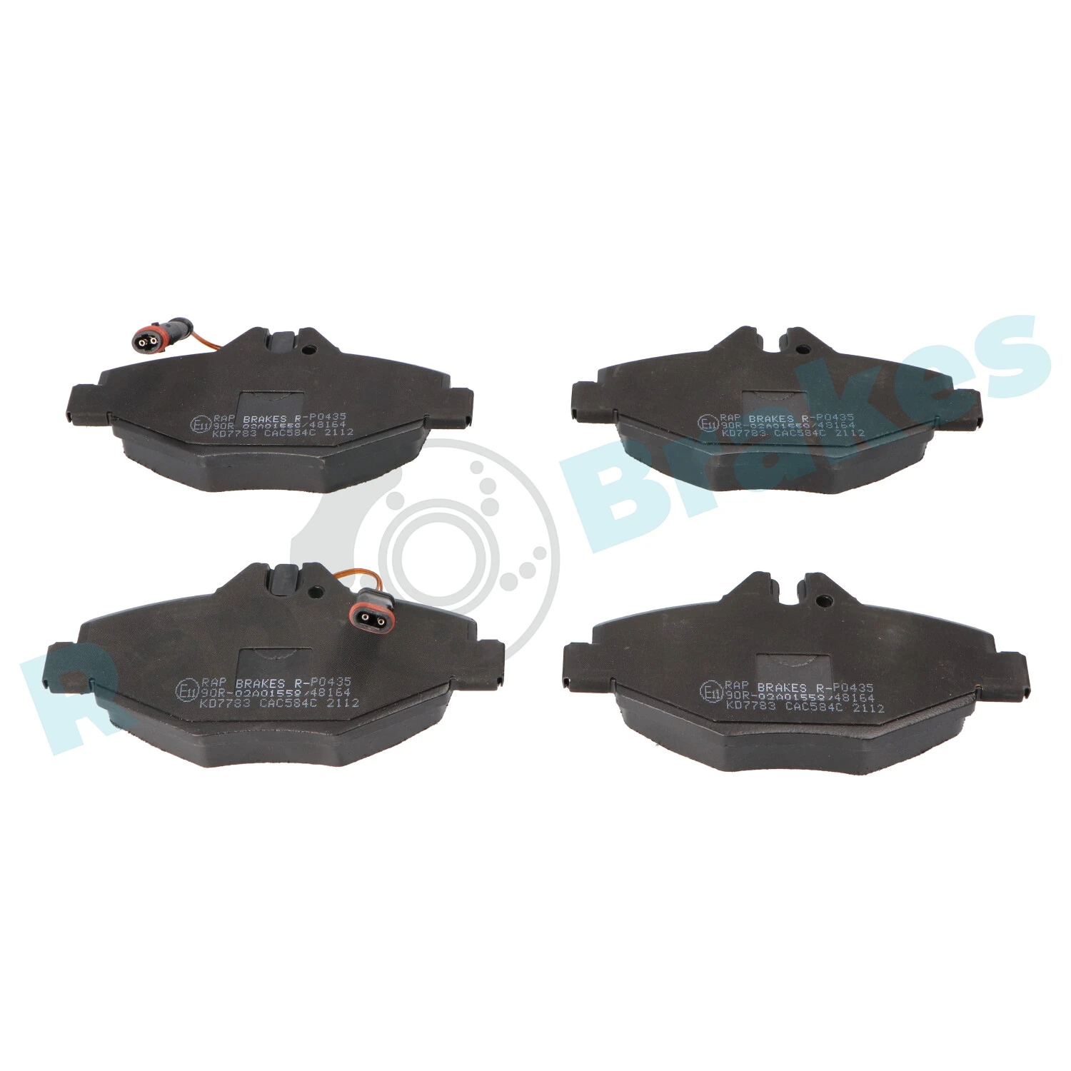 Brake Pad Set, disc brake R-P0435