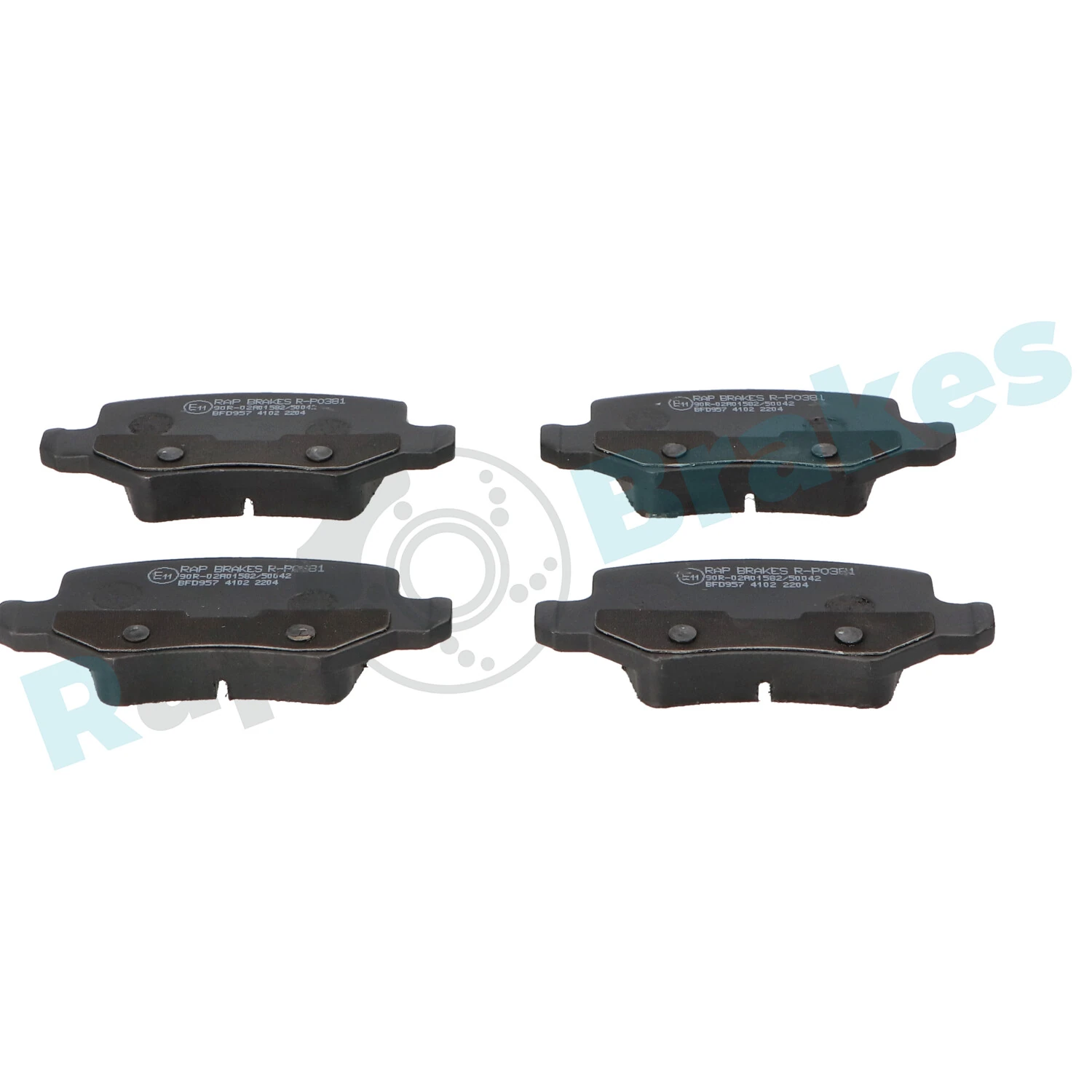 Brake Pad Set, disc brake R-P0381