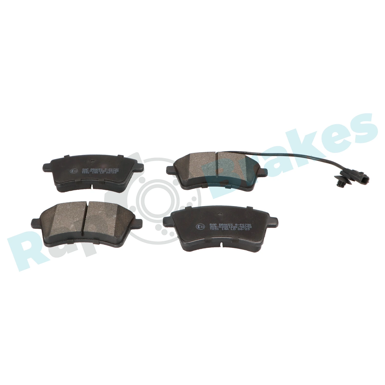 Brake Pad Set, disc brake R-P0790