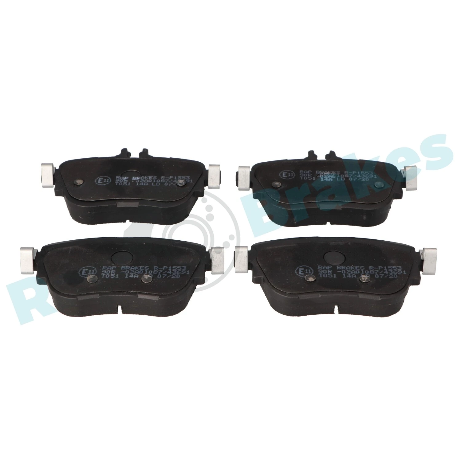 Brake Pad Set, disc brake R-P1553