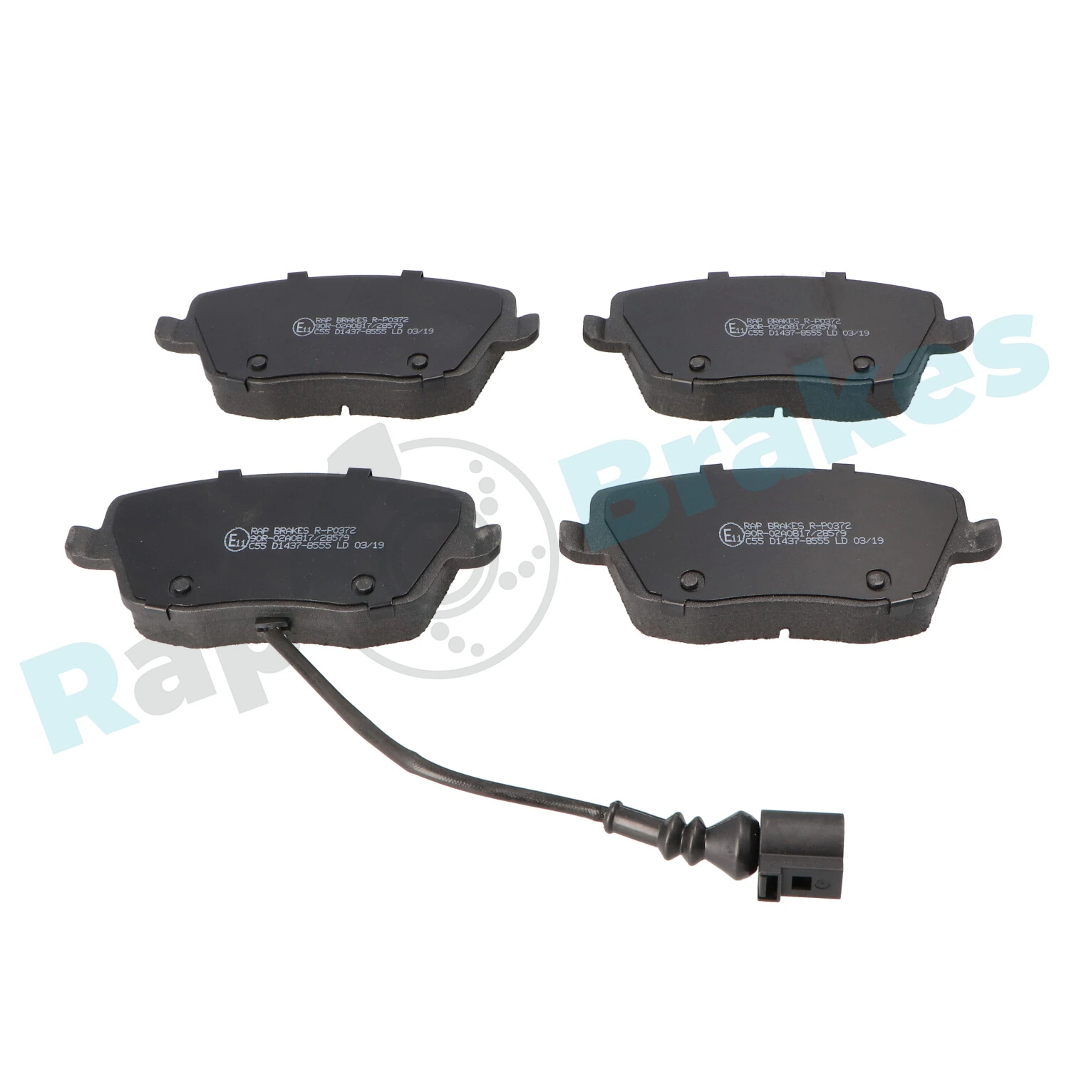 Brake Pad Set, disc brake R-P0372