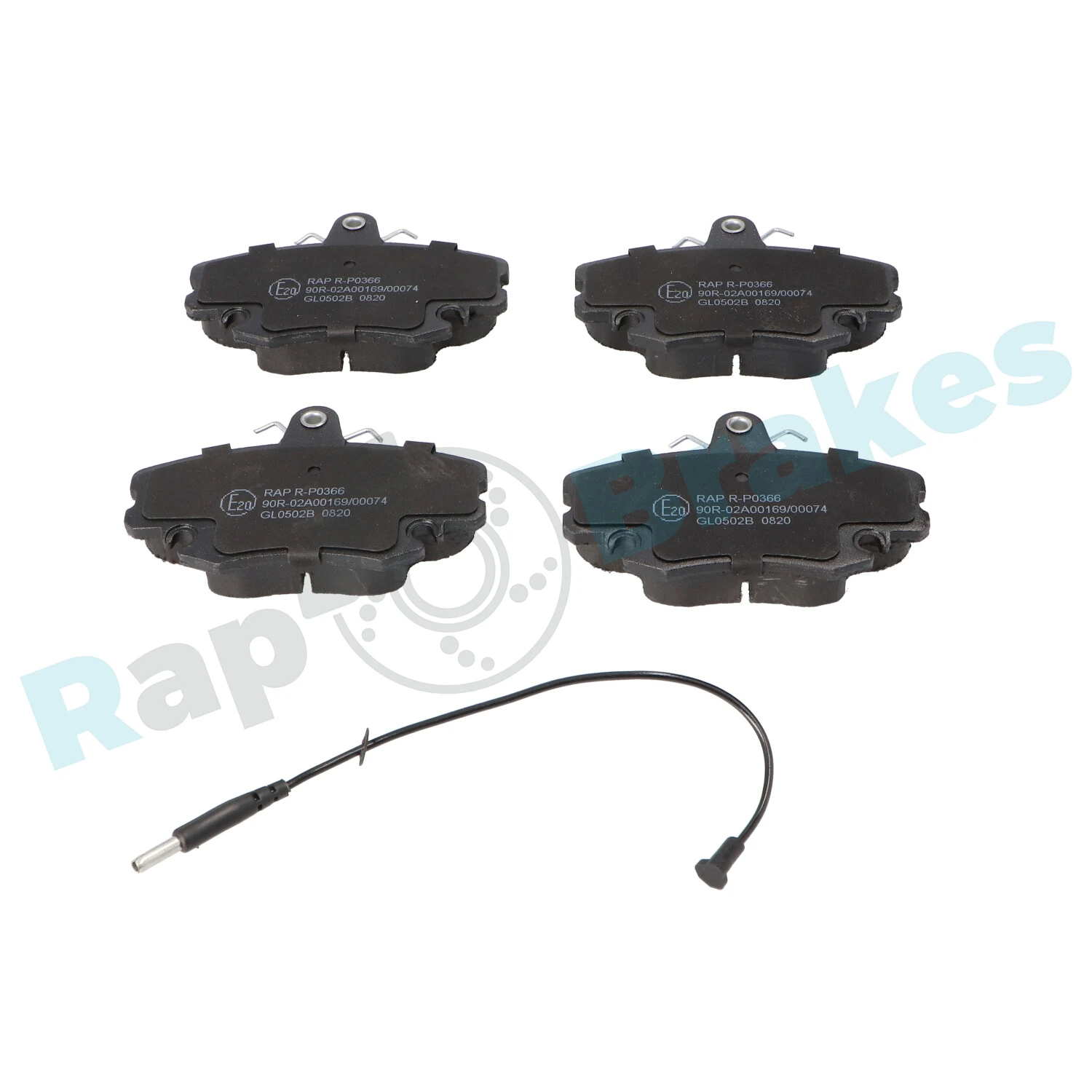 Brake Pad Set, disc brake R-P0366