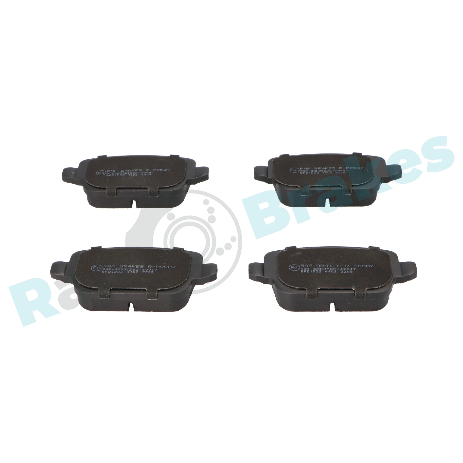 Brake Pad Set, disc brake R-P0587