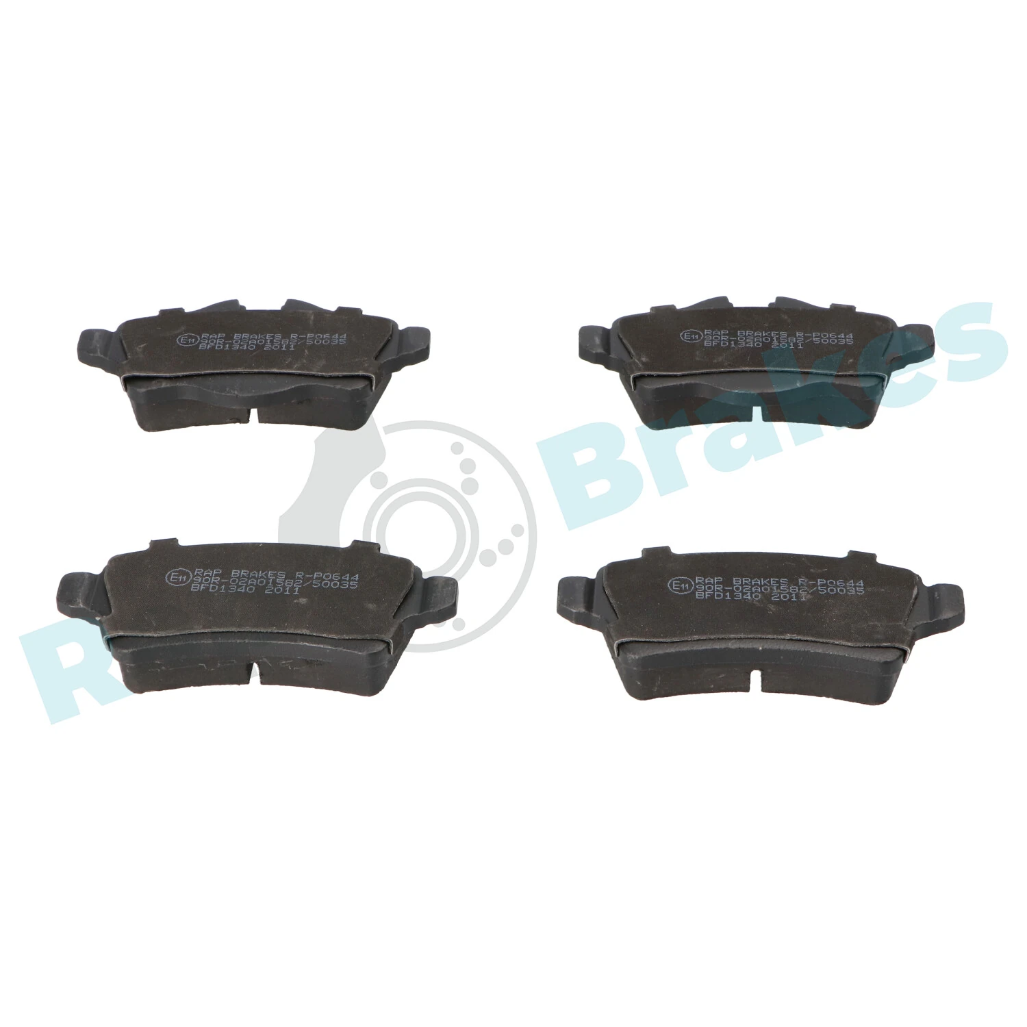 Brake Pad Set, disc brake R-P0644