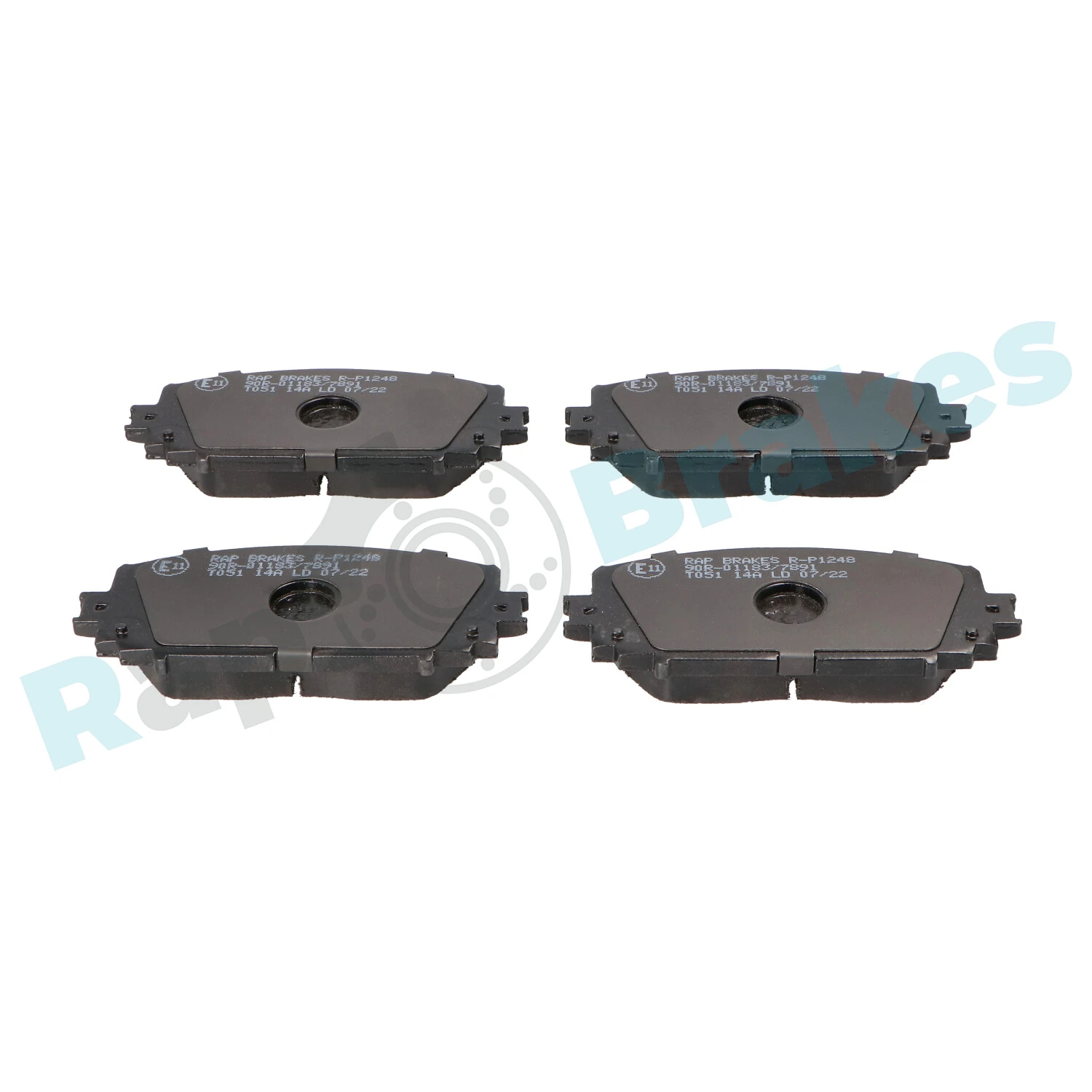 Brake Pad Set, disc brake R-P1248