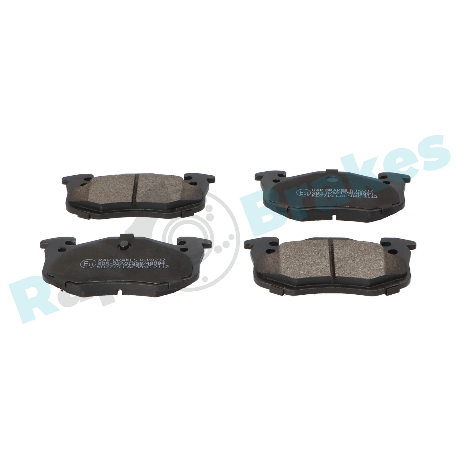 Brake Pad Set, disc brake R-P0232